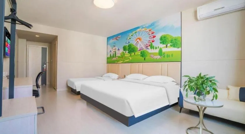 Bed in Jinjiang Inn Kunming Changshui Airport