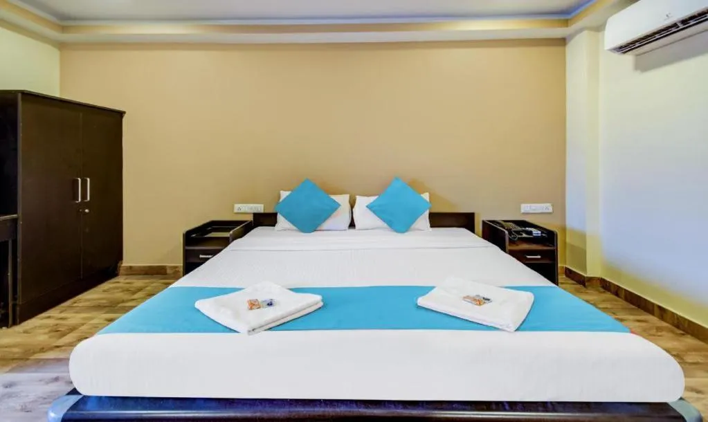 Bed in Hotel Rajdeep Inn