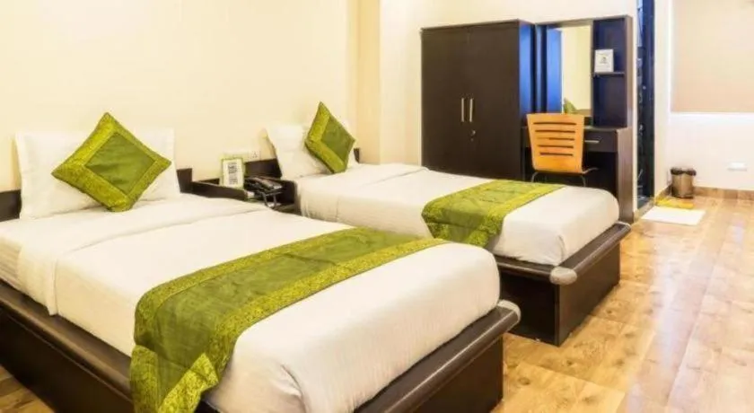 Bed in Hotel Rajdeep Inn