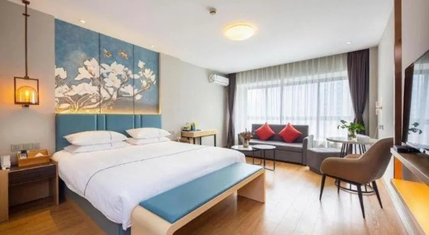 Bed in Jinjiang Inn Jinhua Binhong Road