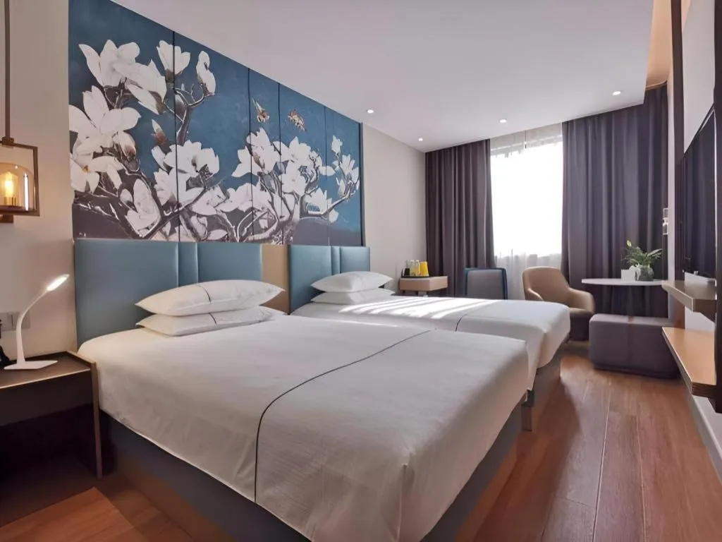 Bed in Jinjiang Inn Jinhua Binhong Road