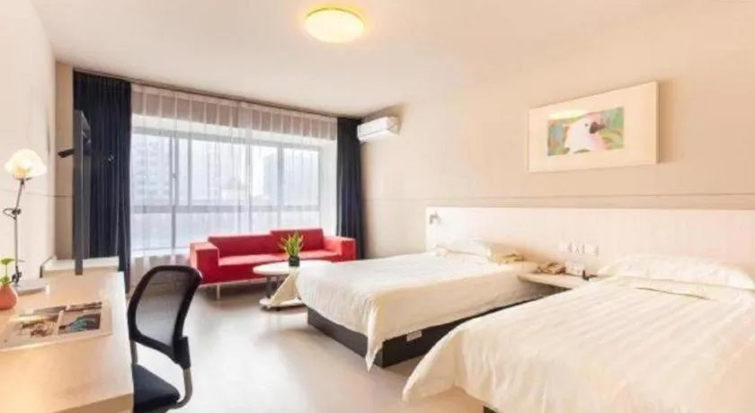 Bed in Jinjiang Inn Jinhua Binhong Road