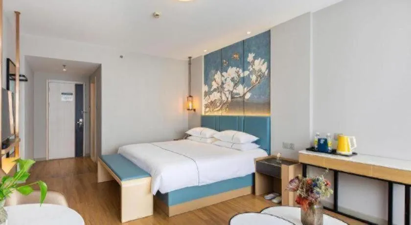 Bed in Jinjiang Inn Jinhua Binhong Road