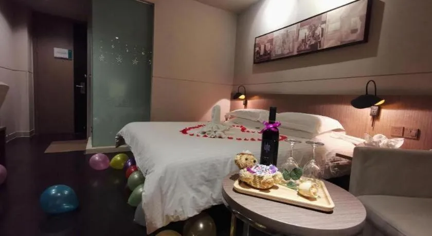 Bed in Jinjiang Inn Xi'an Zhonglou North Street Metro Station