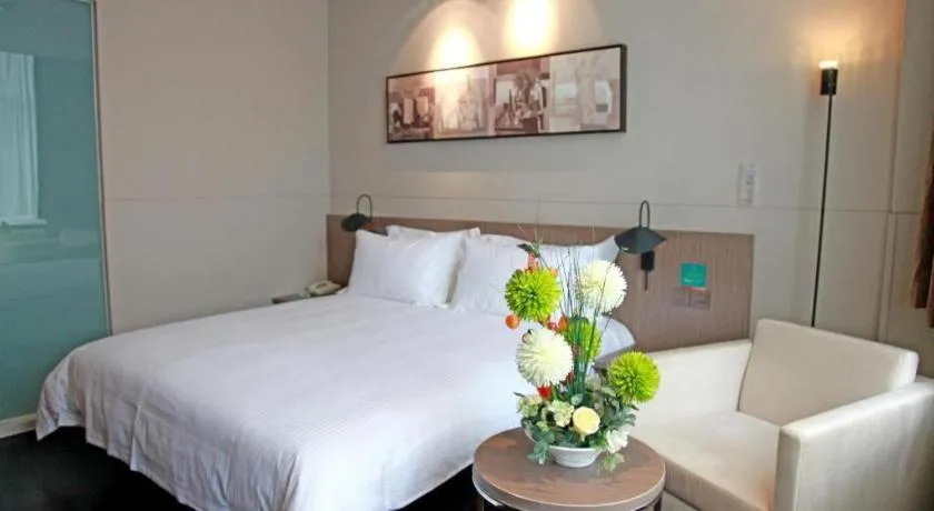 Bed in Jinjiang Inn Xi'an Zhonglou North Street Metro Station