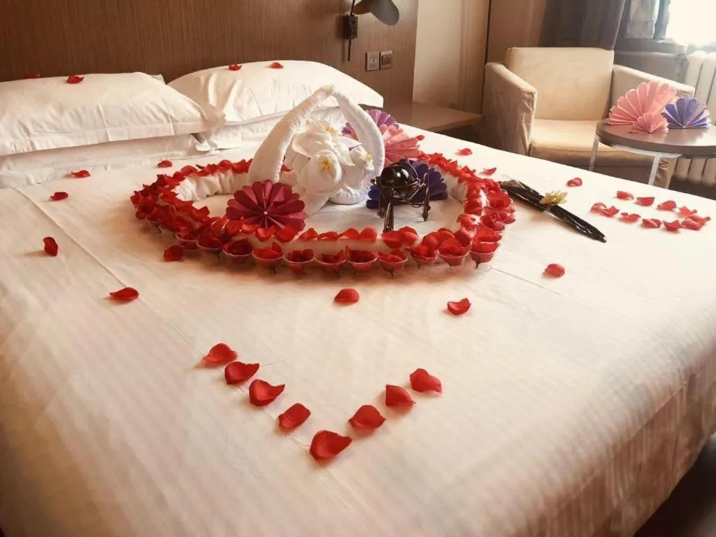 Bed in Jinjiang Inn Xi'an Zhonglou North Street Metro Station