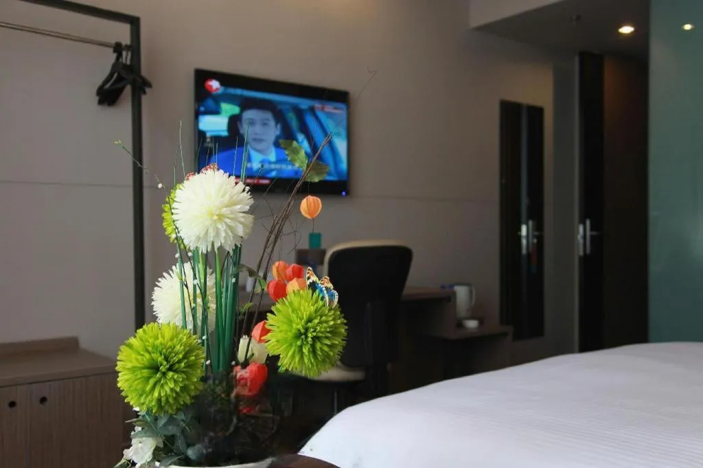 Bed in Jinjiang Inn Xi'an Zhonglou North Street Metro Station