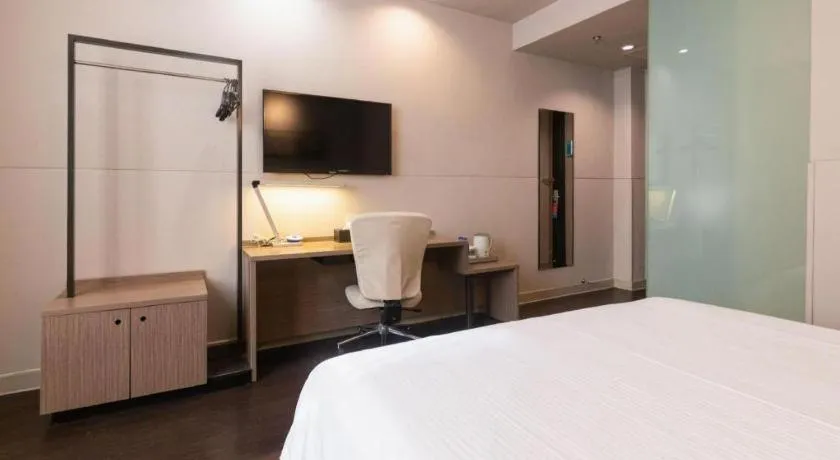 Bed in Jinjiang Inn Xi'an Zhonglou North Street Metro Station