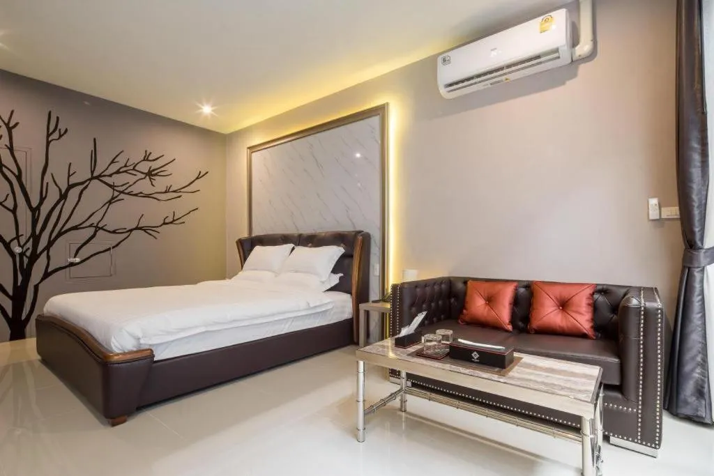 Bed in The Valen Resort