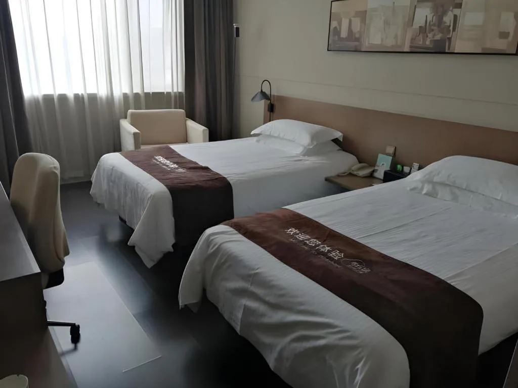 Bed in Jinjiang Inn Select Xuzhou Suining Middle Yuanfu Road