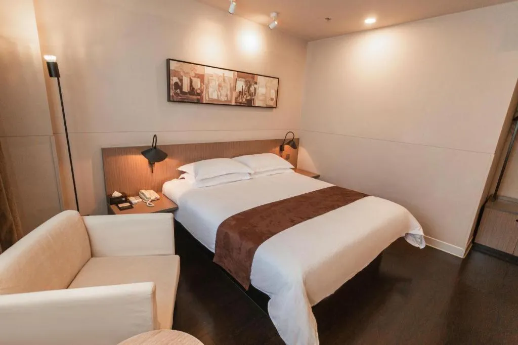 Bed in Jinjiang Inn Select Xuzhou Suining Middle Yuanfu Road