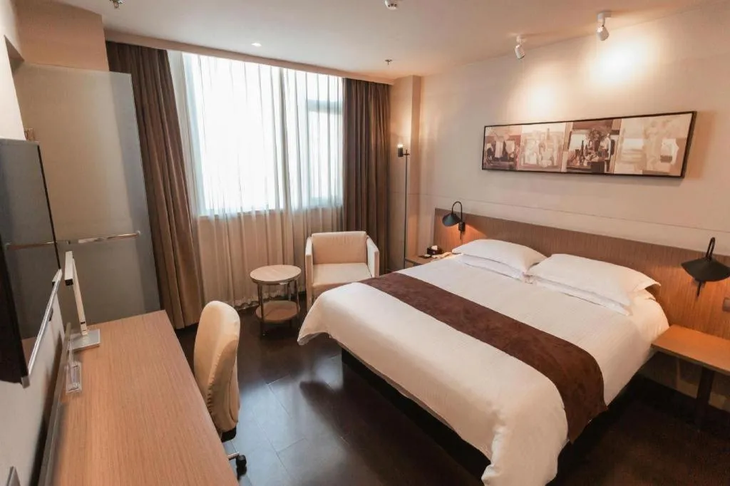 Bed in Jinjiang Inn Select Xuzhou Suining Middle Yuanfu Road