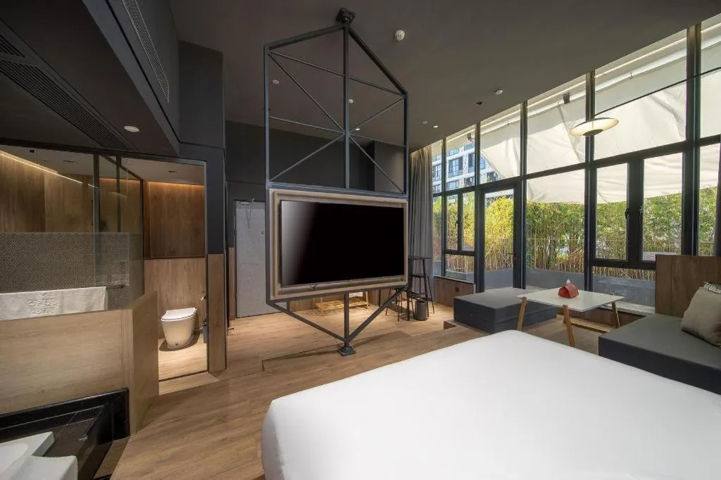 Bed in Opus Hotel Jiangmen