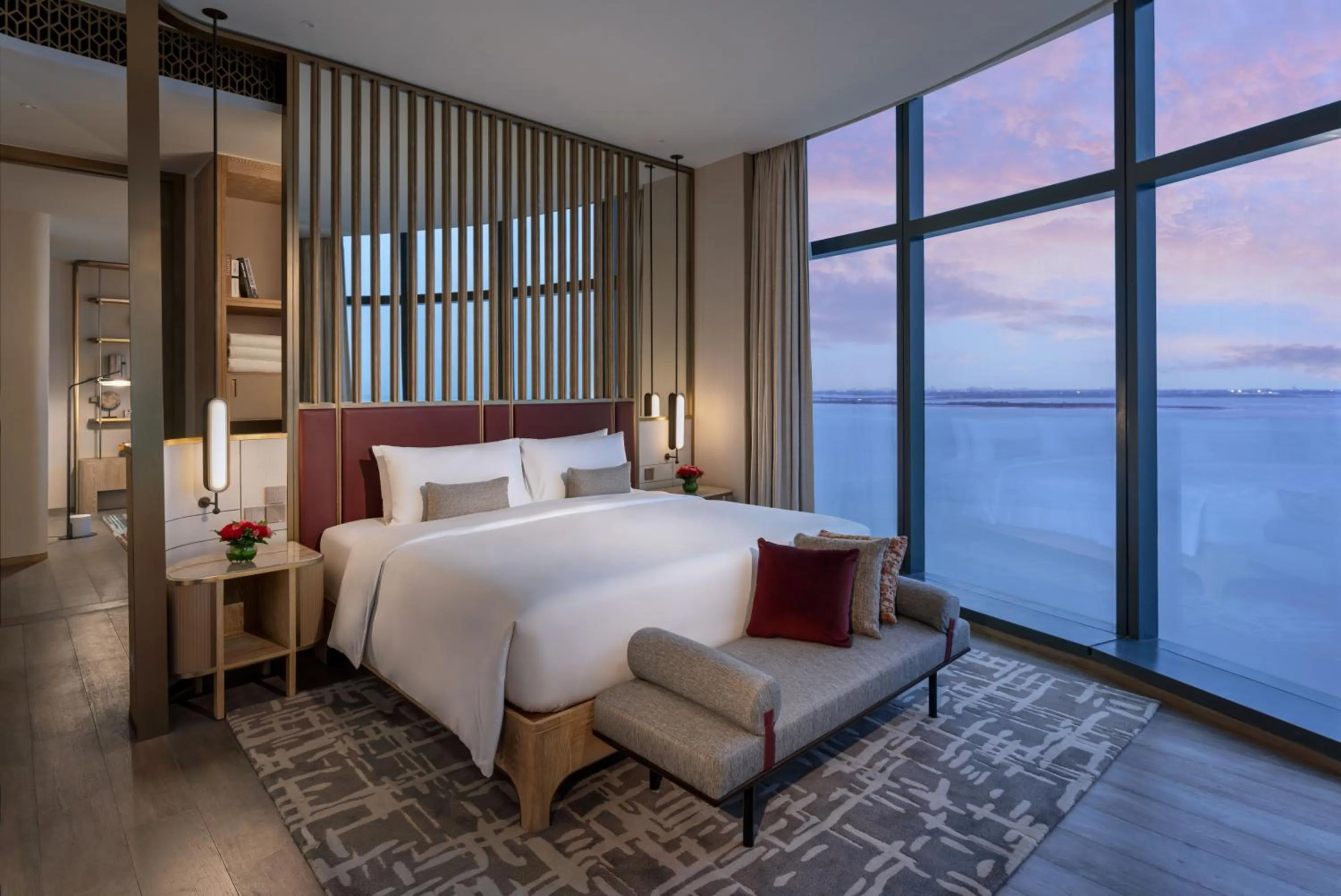 Bed in NUSTAR Hotel Cebu