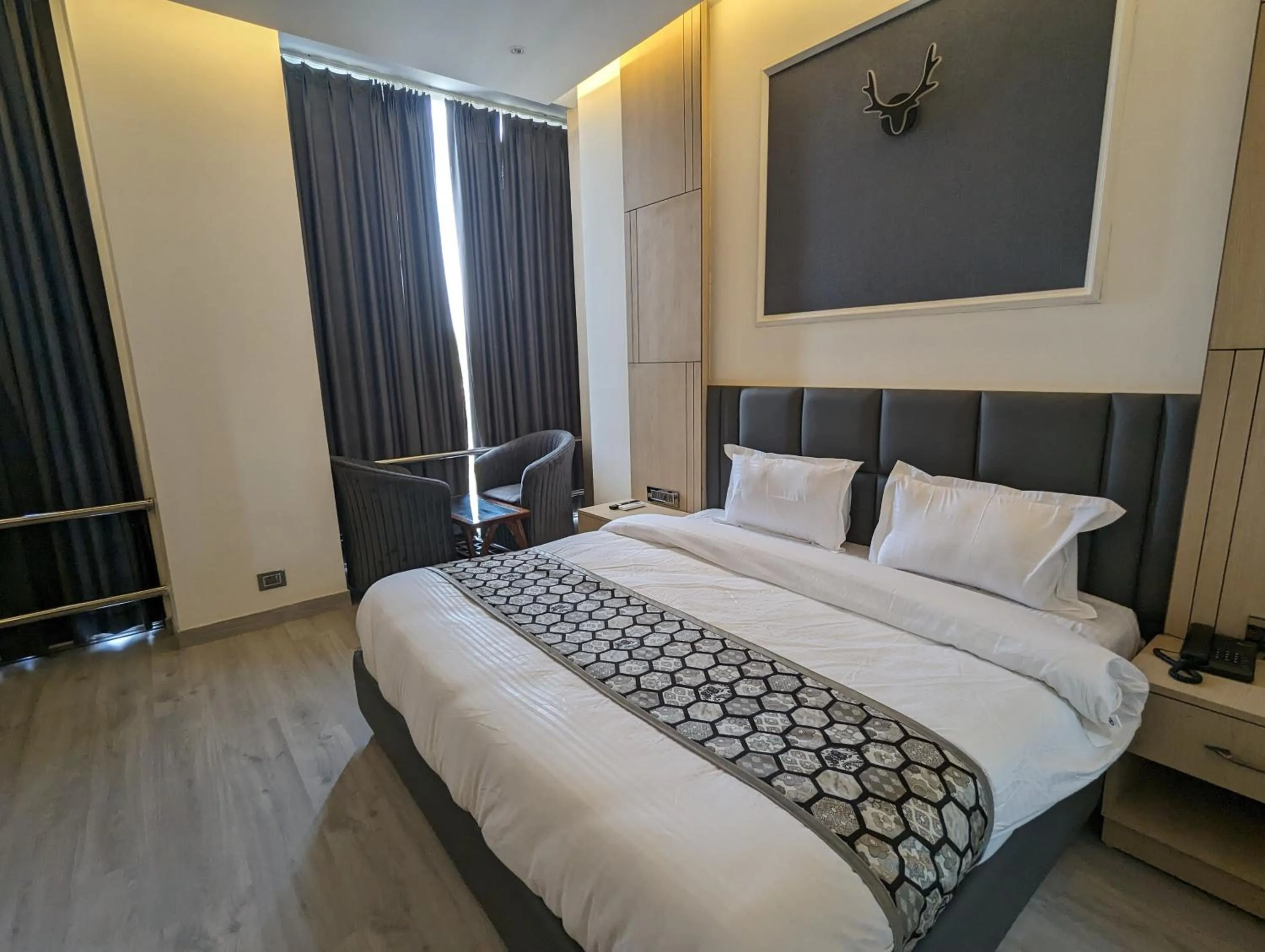 Bed in Hotel City Castle