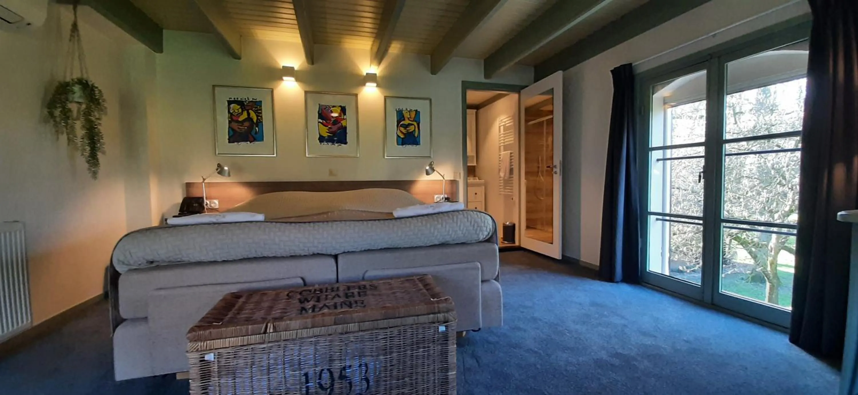 Bed in B&B en SPA Landgoed Matanze