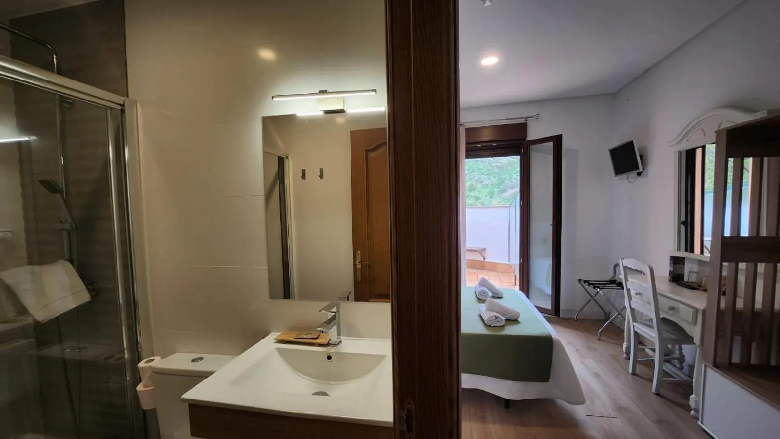 Patio in Eco Hotel Toledo