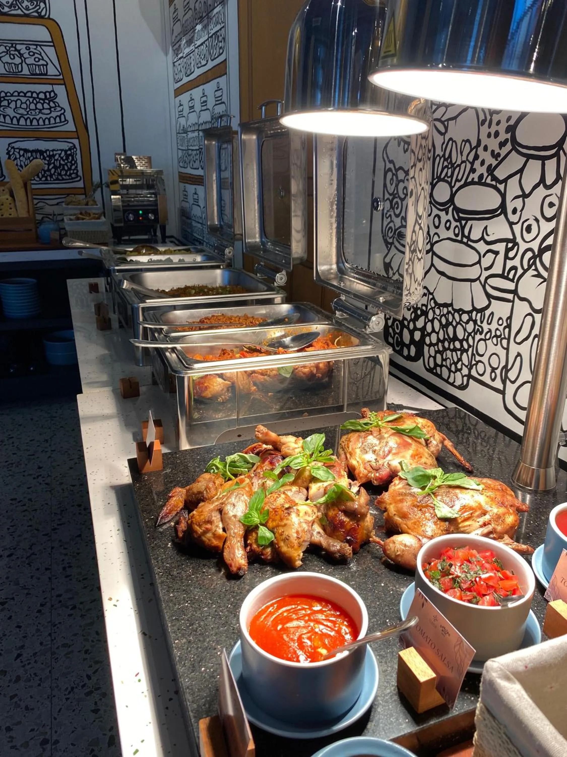 Buffet breakfast in Luxeur Jakarta - Setiabudi