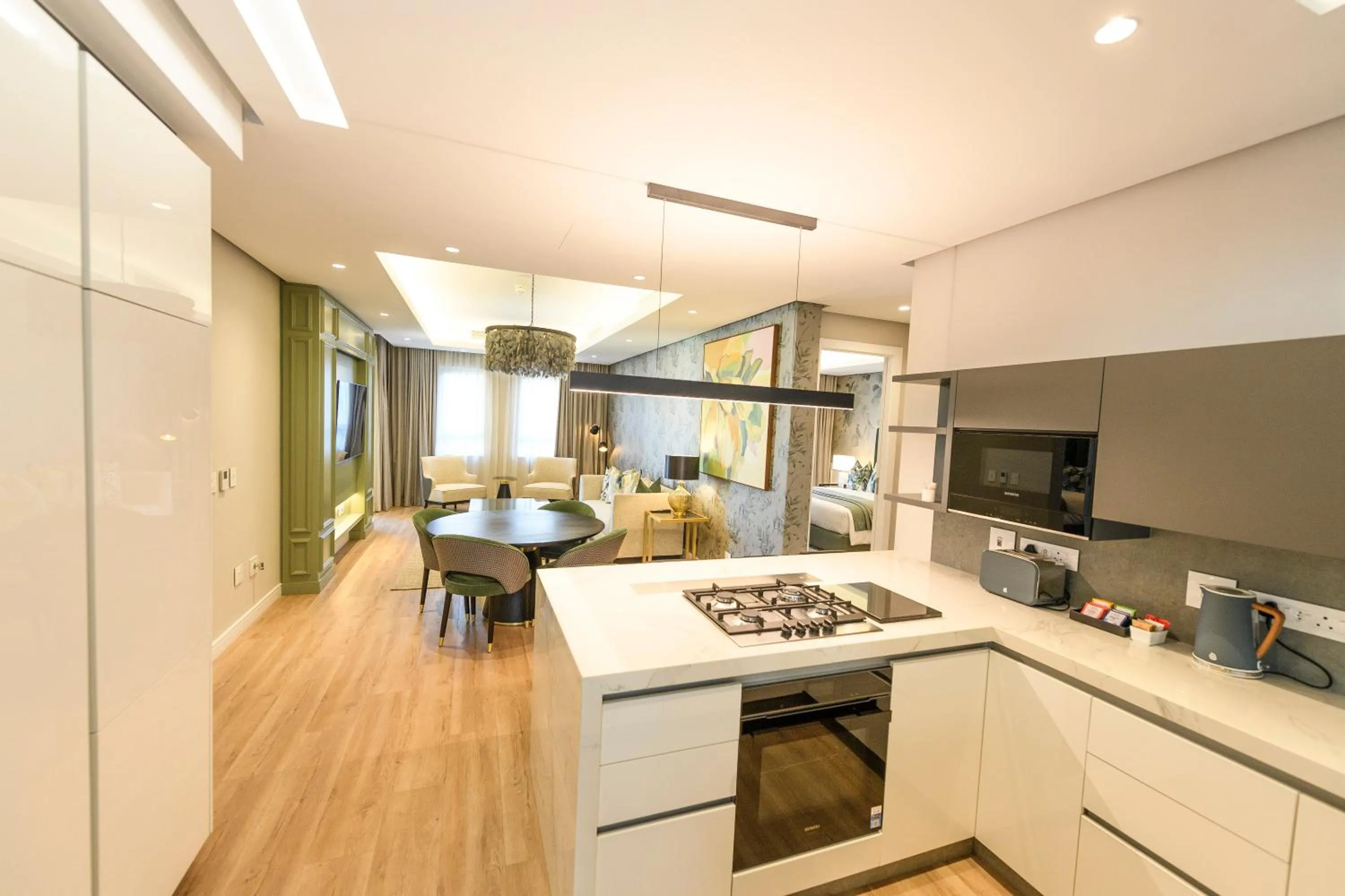 Kitchen or kitchenette in Steyn City Hotel by Saxon