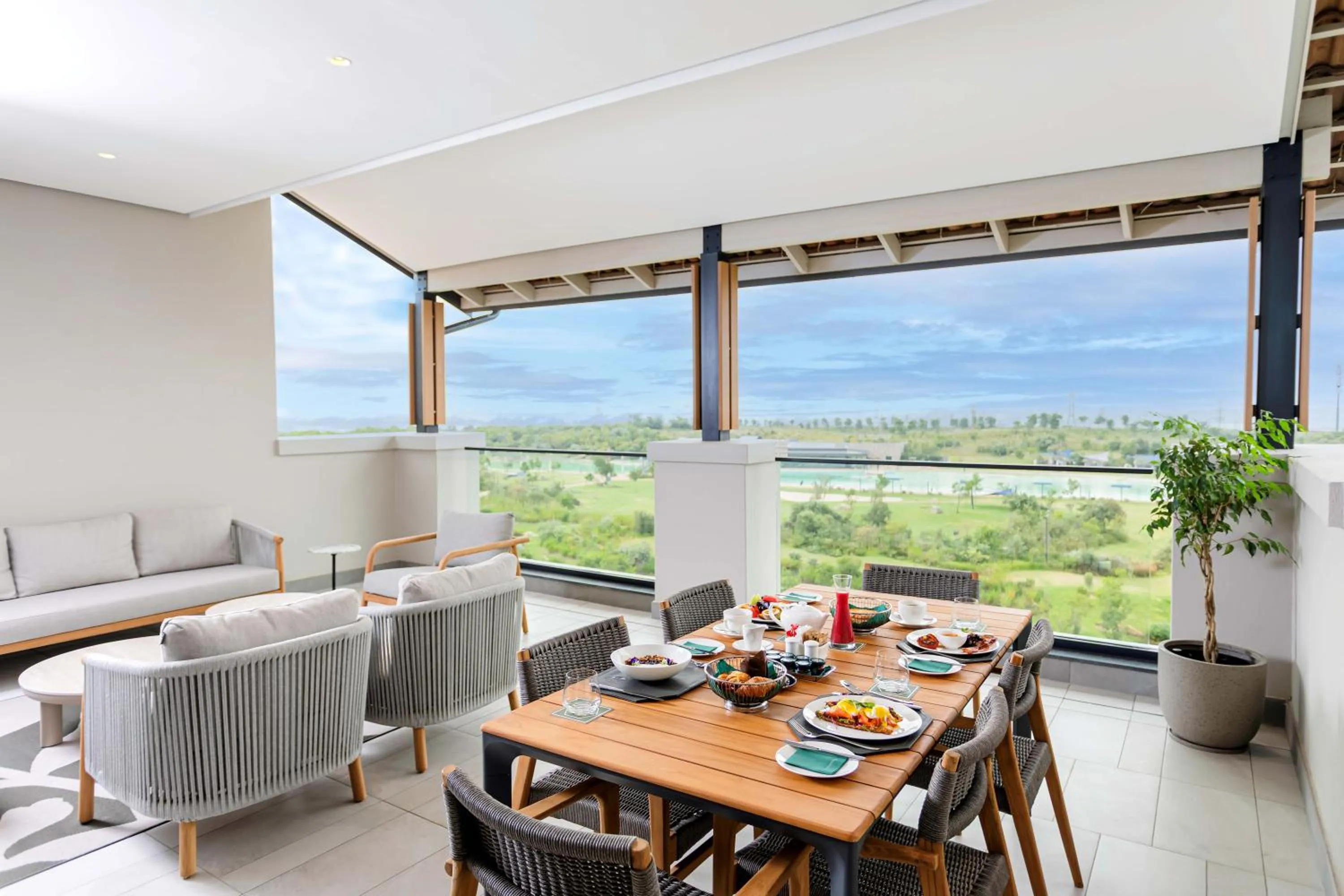 Balcony/Terrace in Steyn City Hotel by Saxon