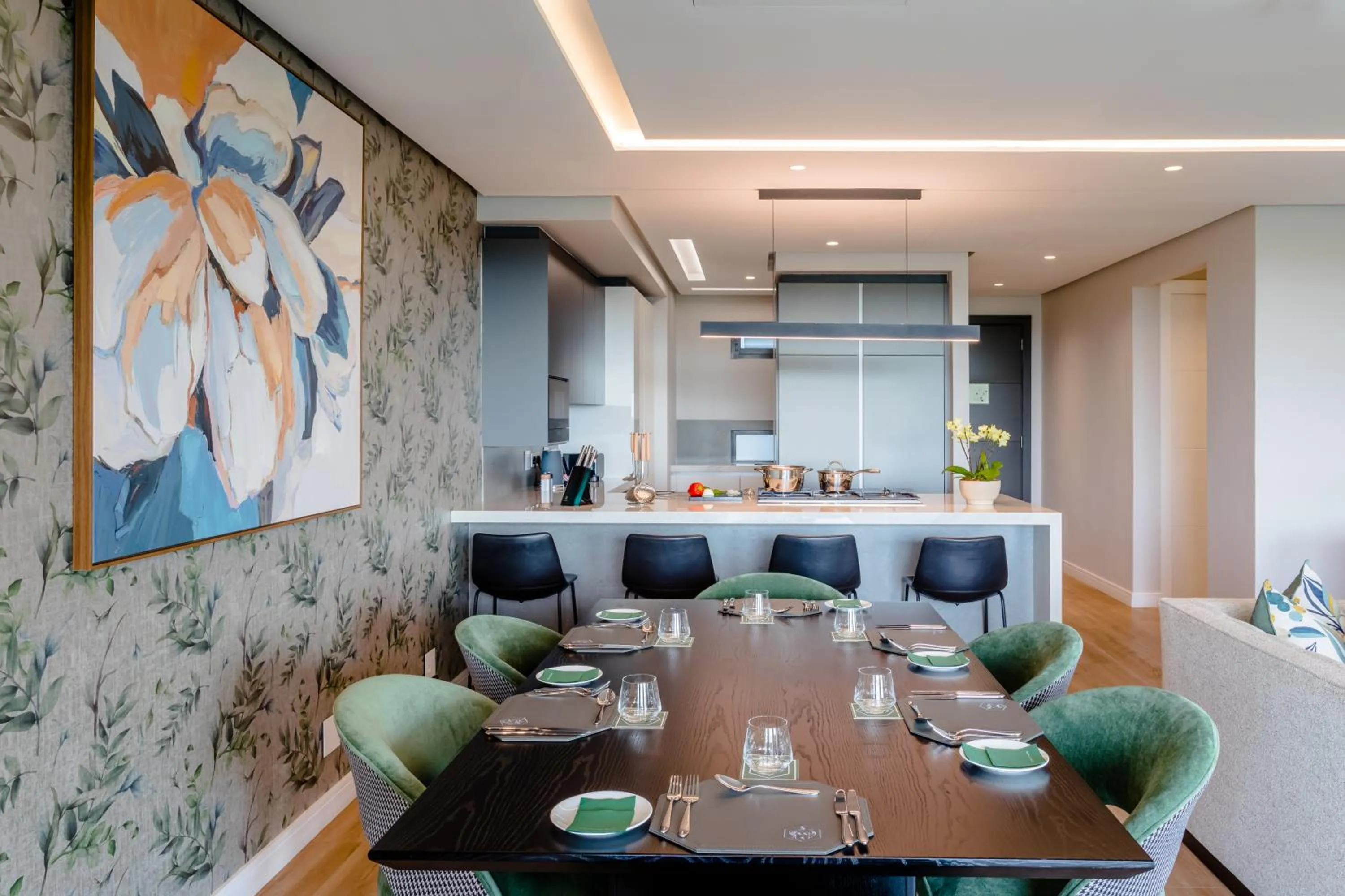 kitchen in Steyn City Hotel by Saxon