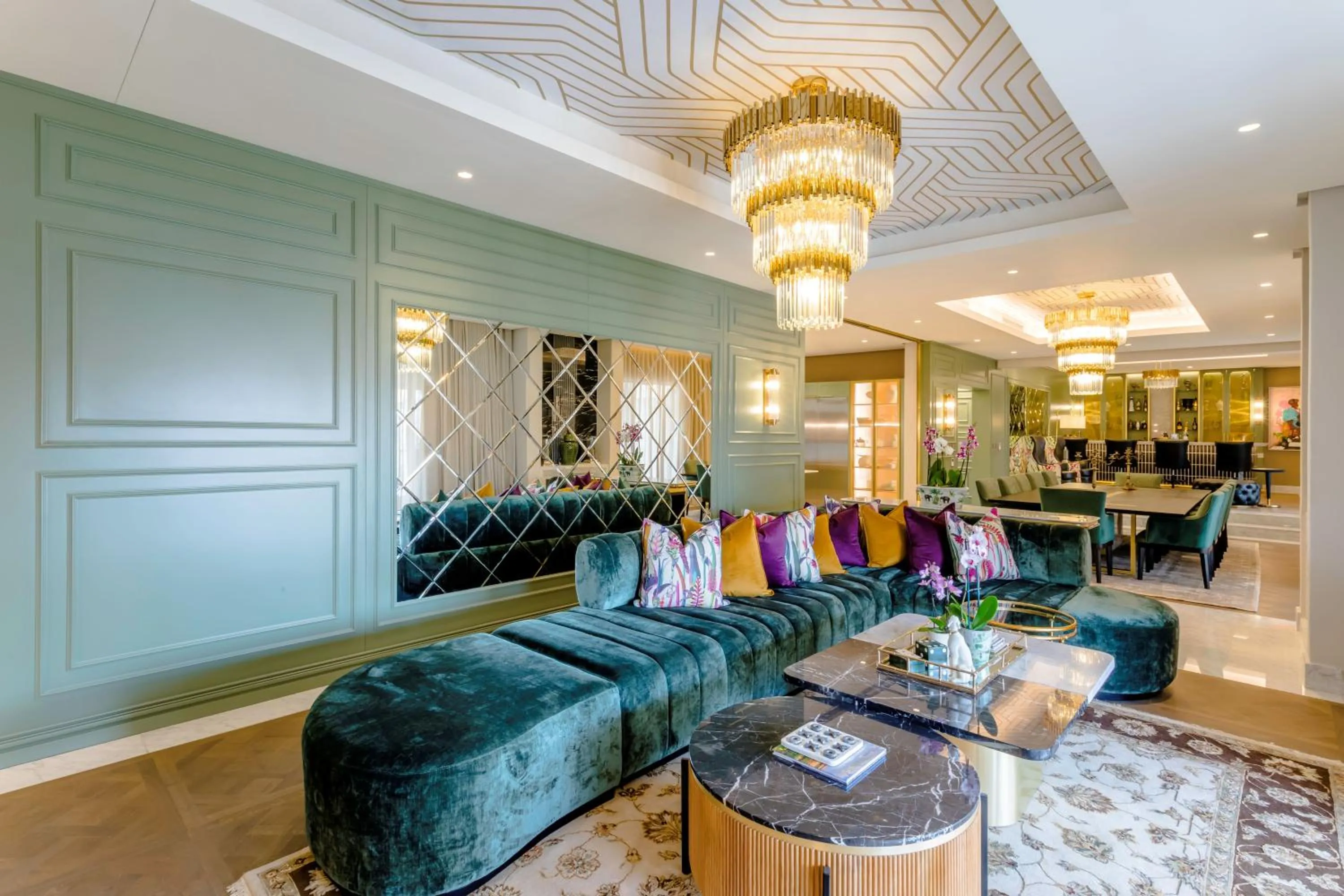 Living room in Steyn City Hotel by Saxon