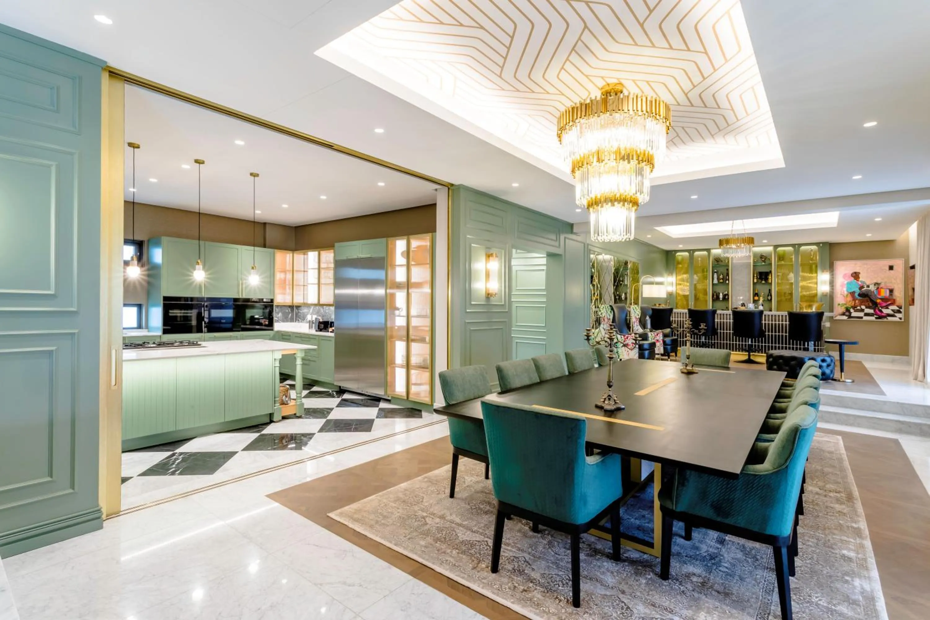 Dining area in Steyn City Hotel by Saxon