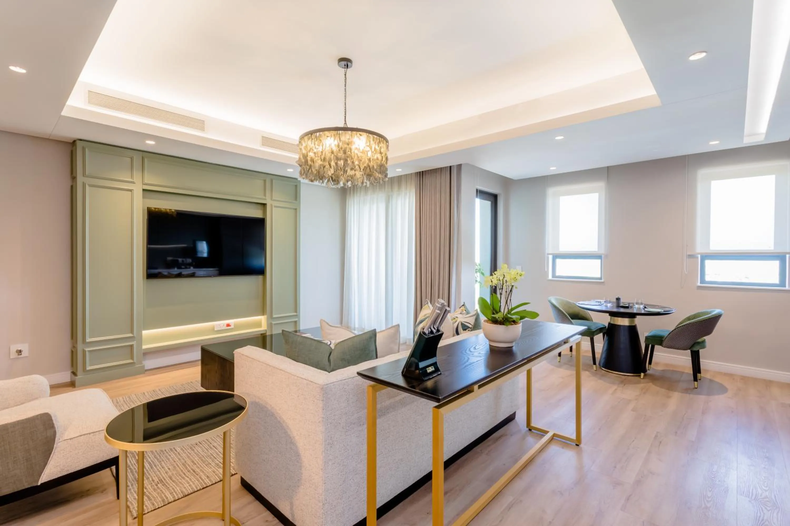 Living room in Steyn City Hotel by Saxon