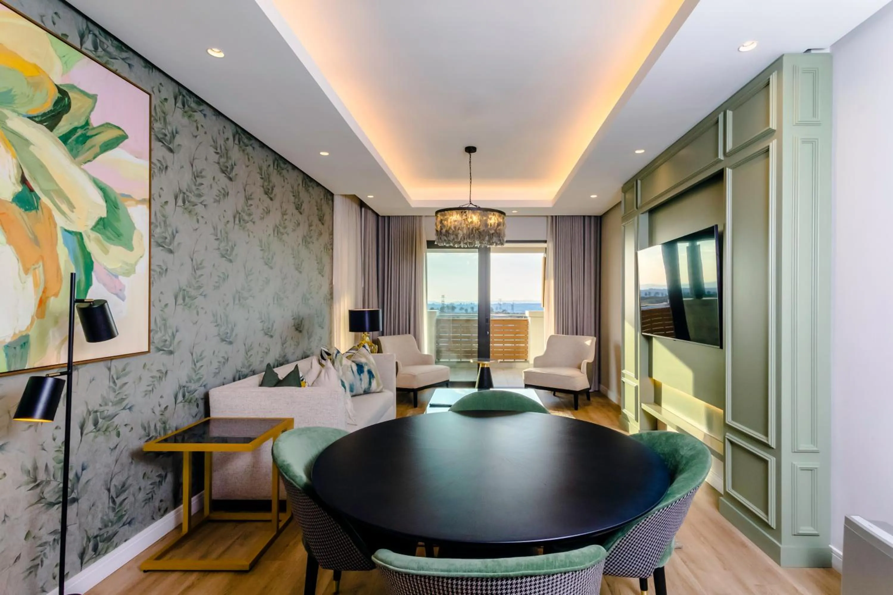 Living room in Steyn City Hotel by Saxon