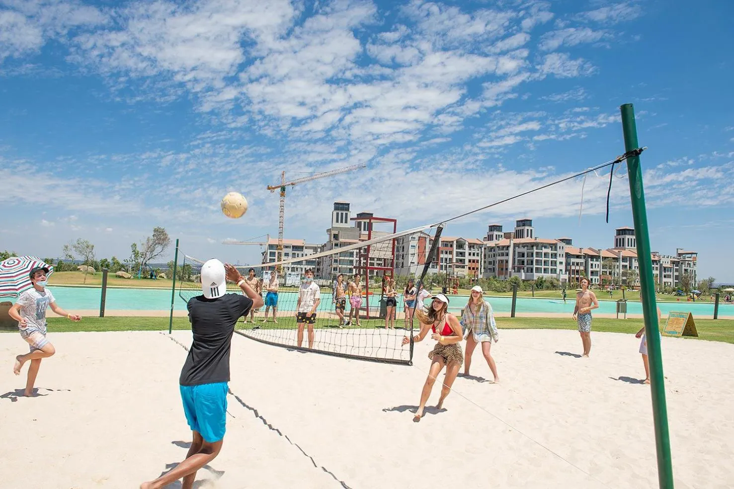 People in Steyn City Hotel by Saxon