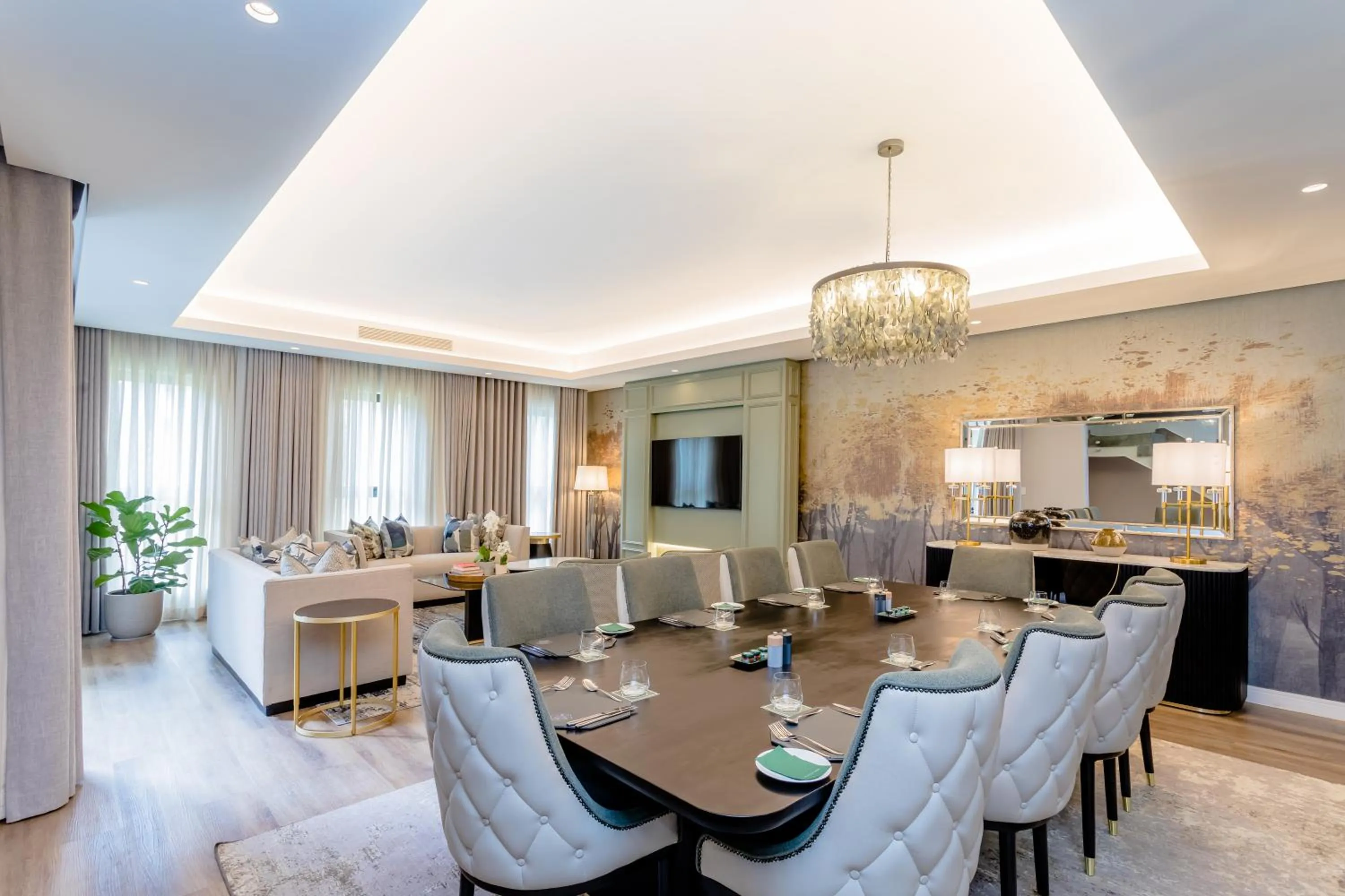 Living room in Steyn City Hotel by Saxon