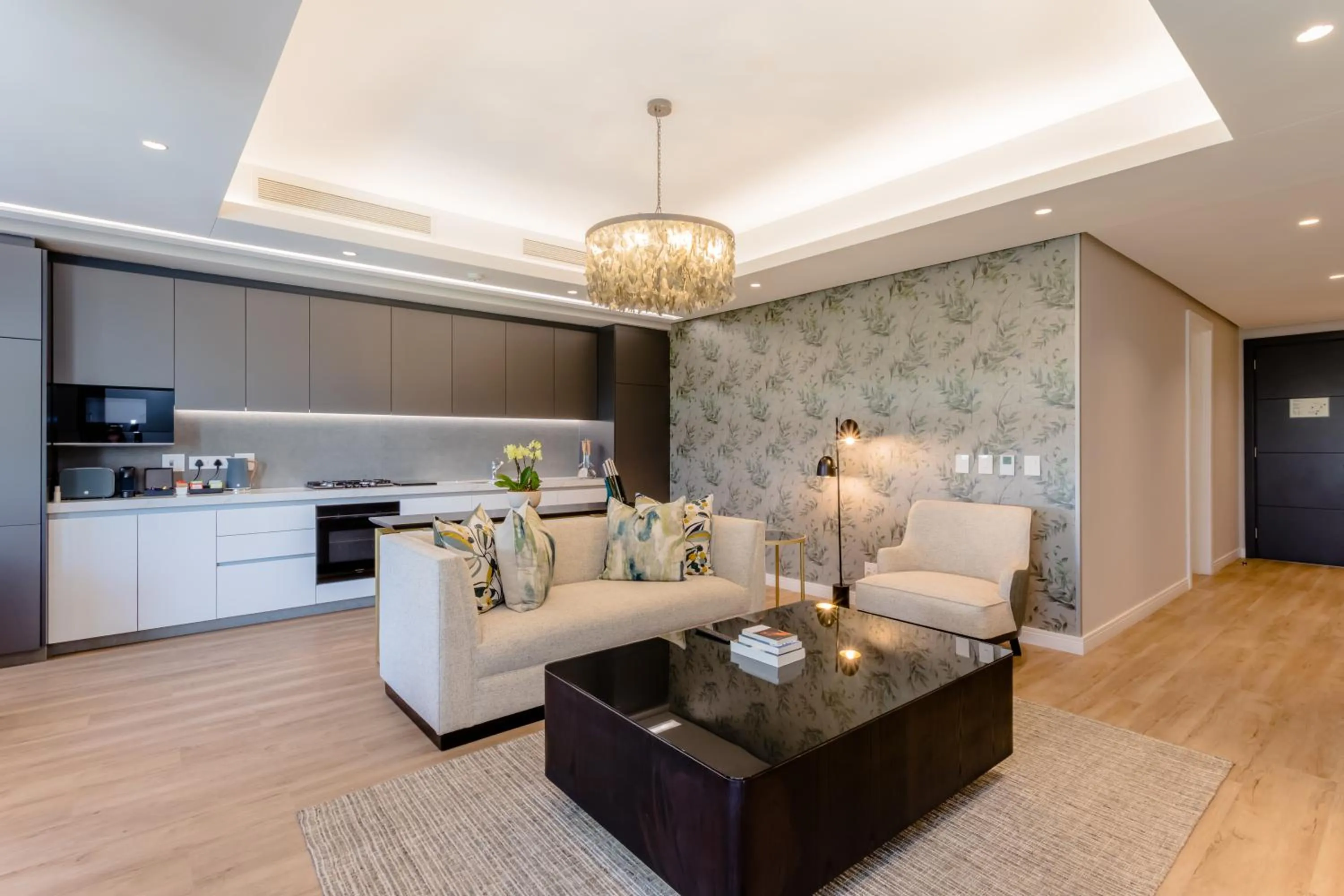 Living room in Steyn City Hotel by Saxon