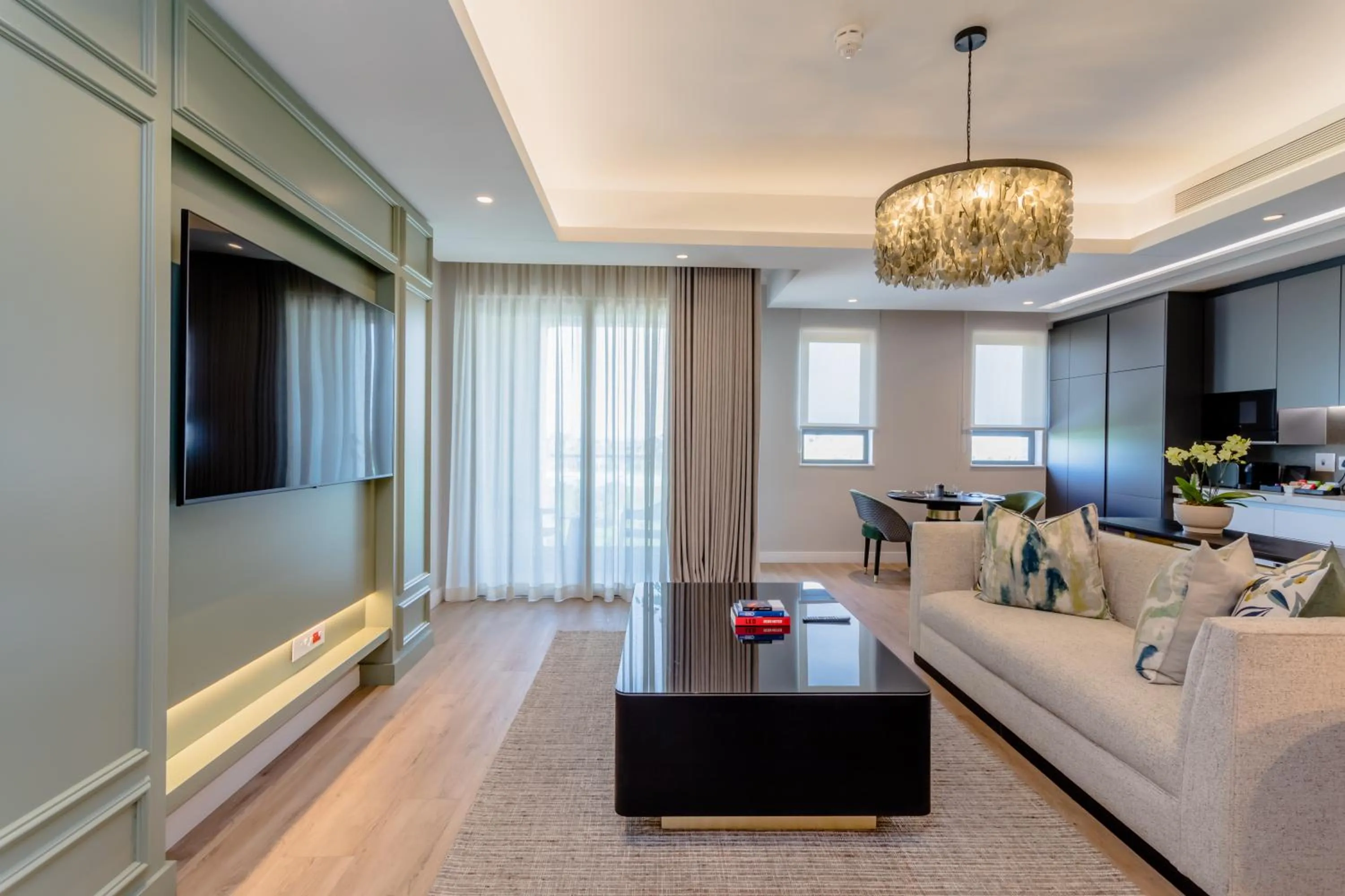 Living room in Steyn City Hotel by Saxon