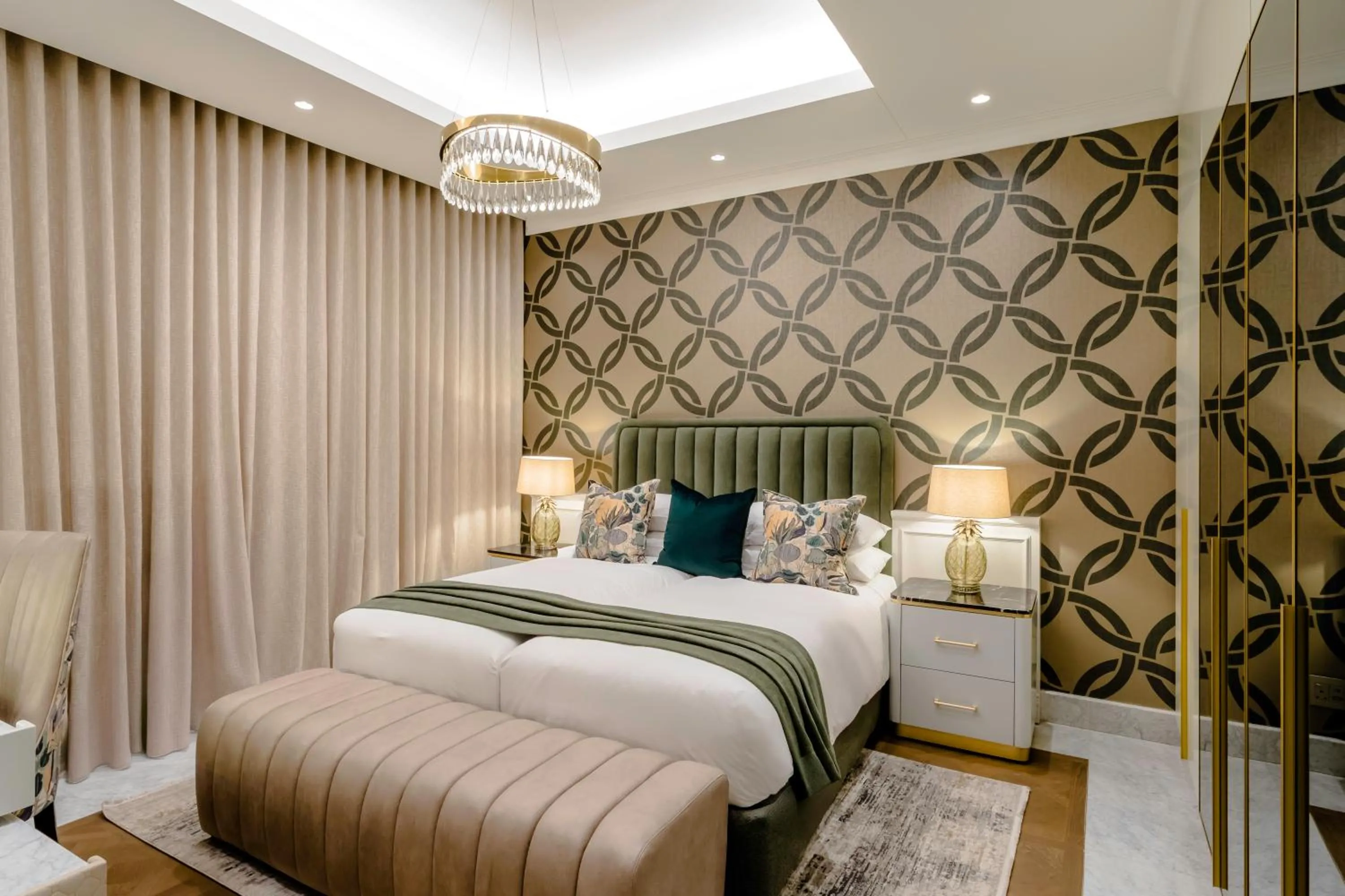 Bed in Steyn City Hotel by Saxon