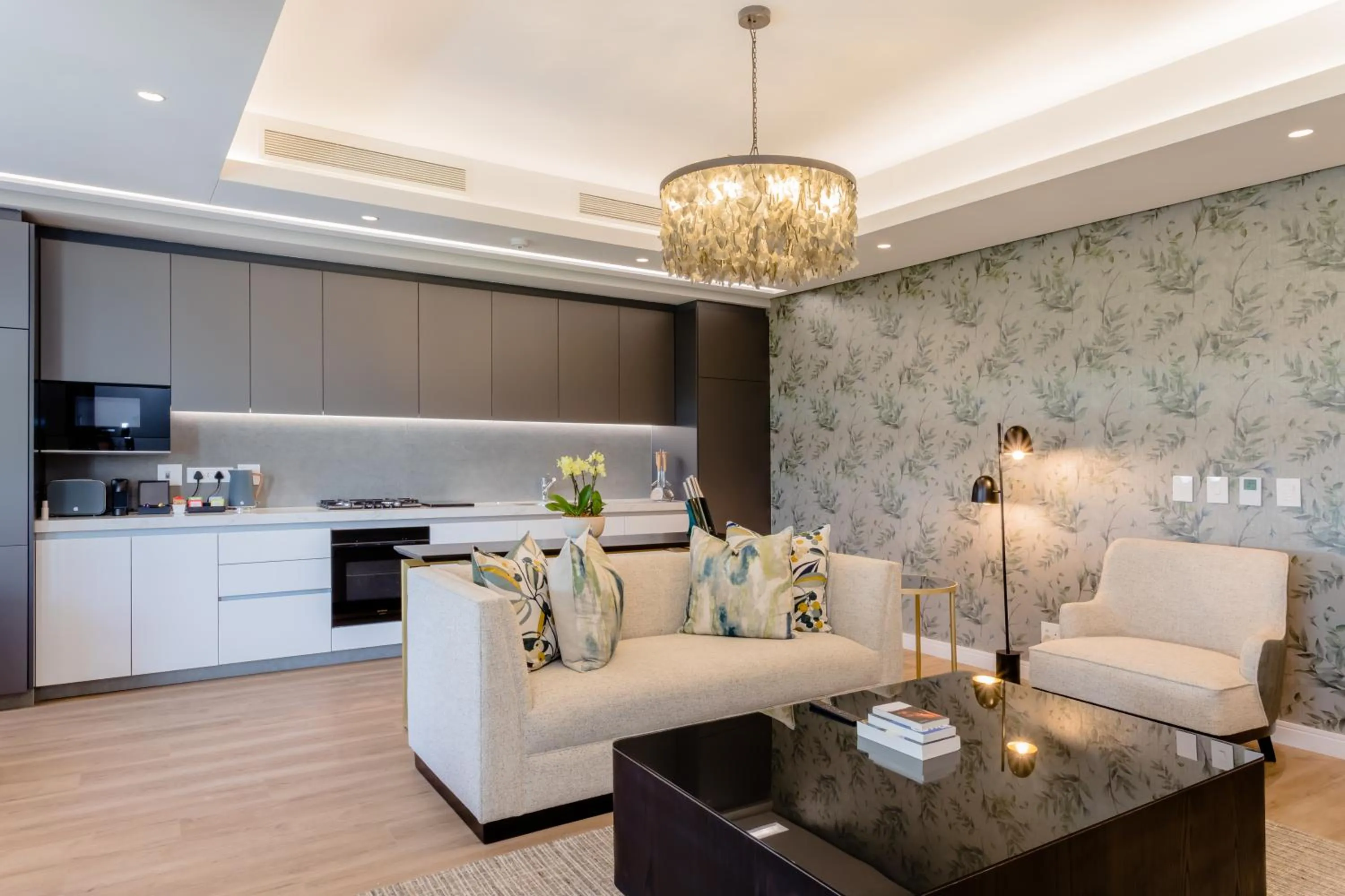 Living room in Steyn City Hotel by Saxon