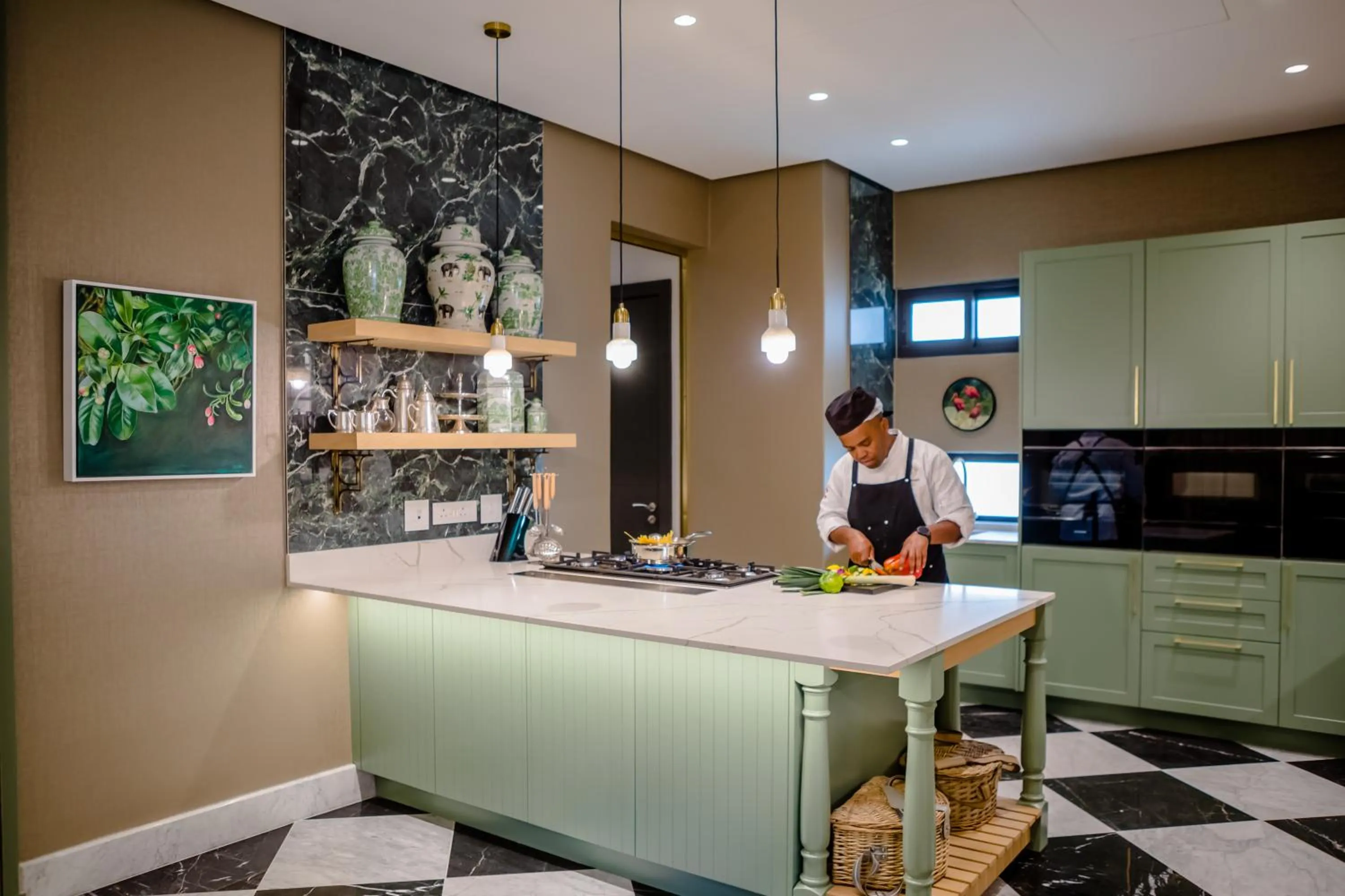 kitchen in Steyn City Hotel by Saxon