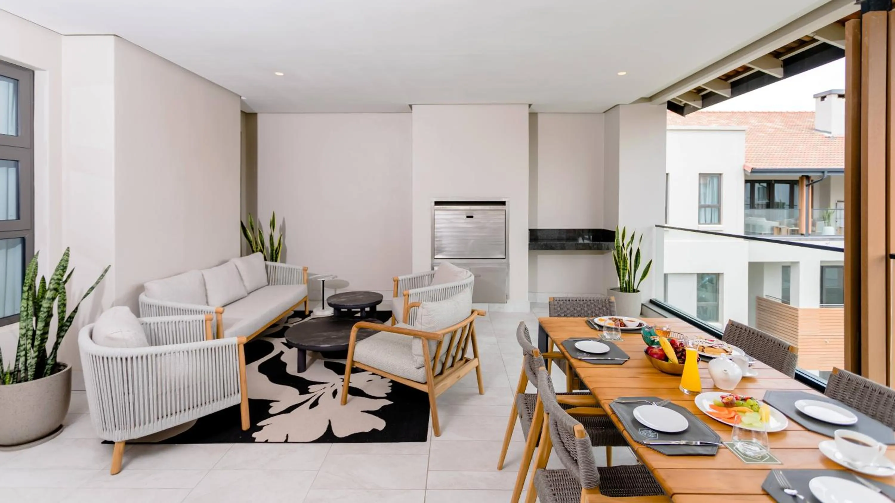 Patio in Steyn City Hotel by Saxon