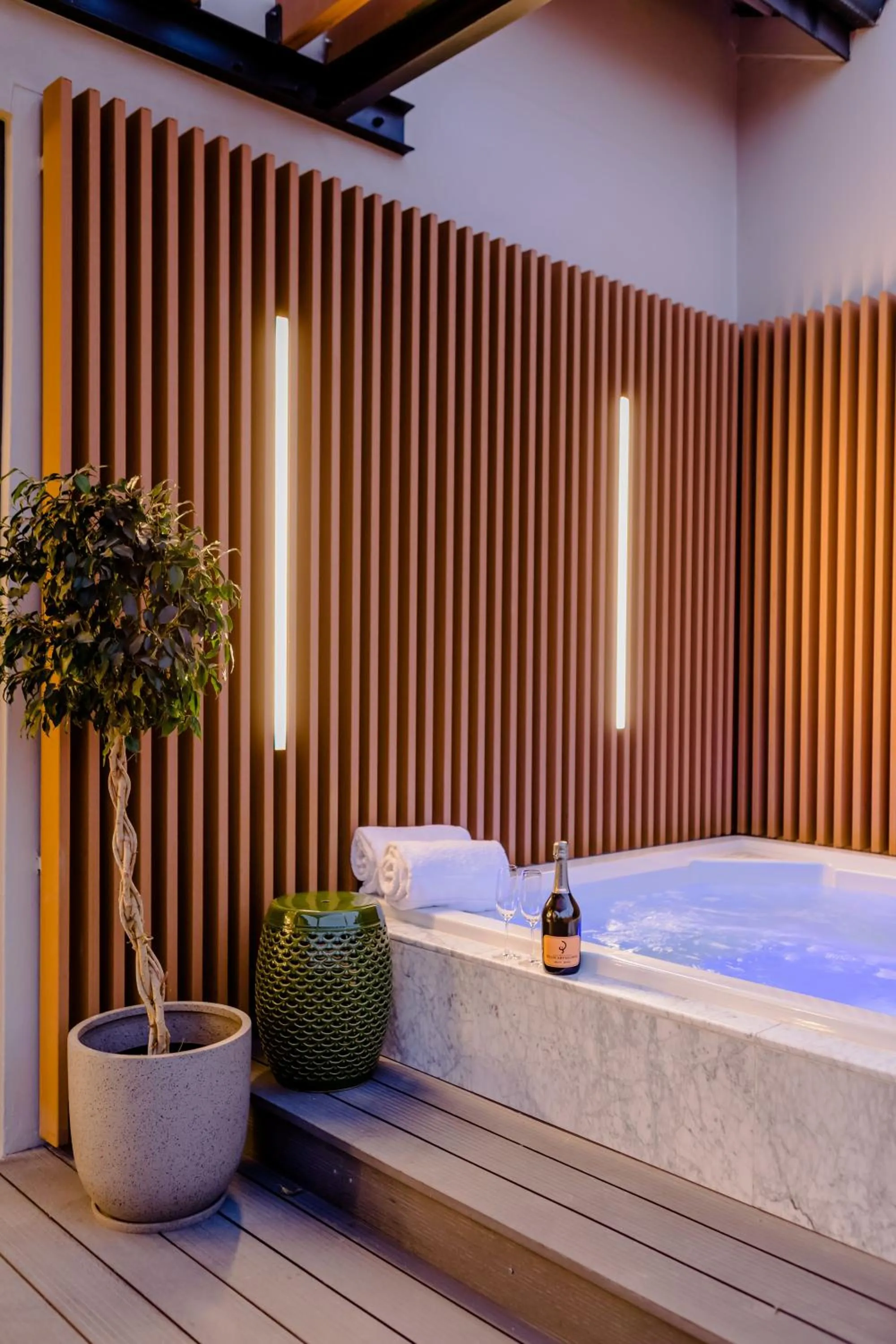 Patio in Steyn City Hotel by Saxon