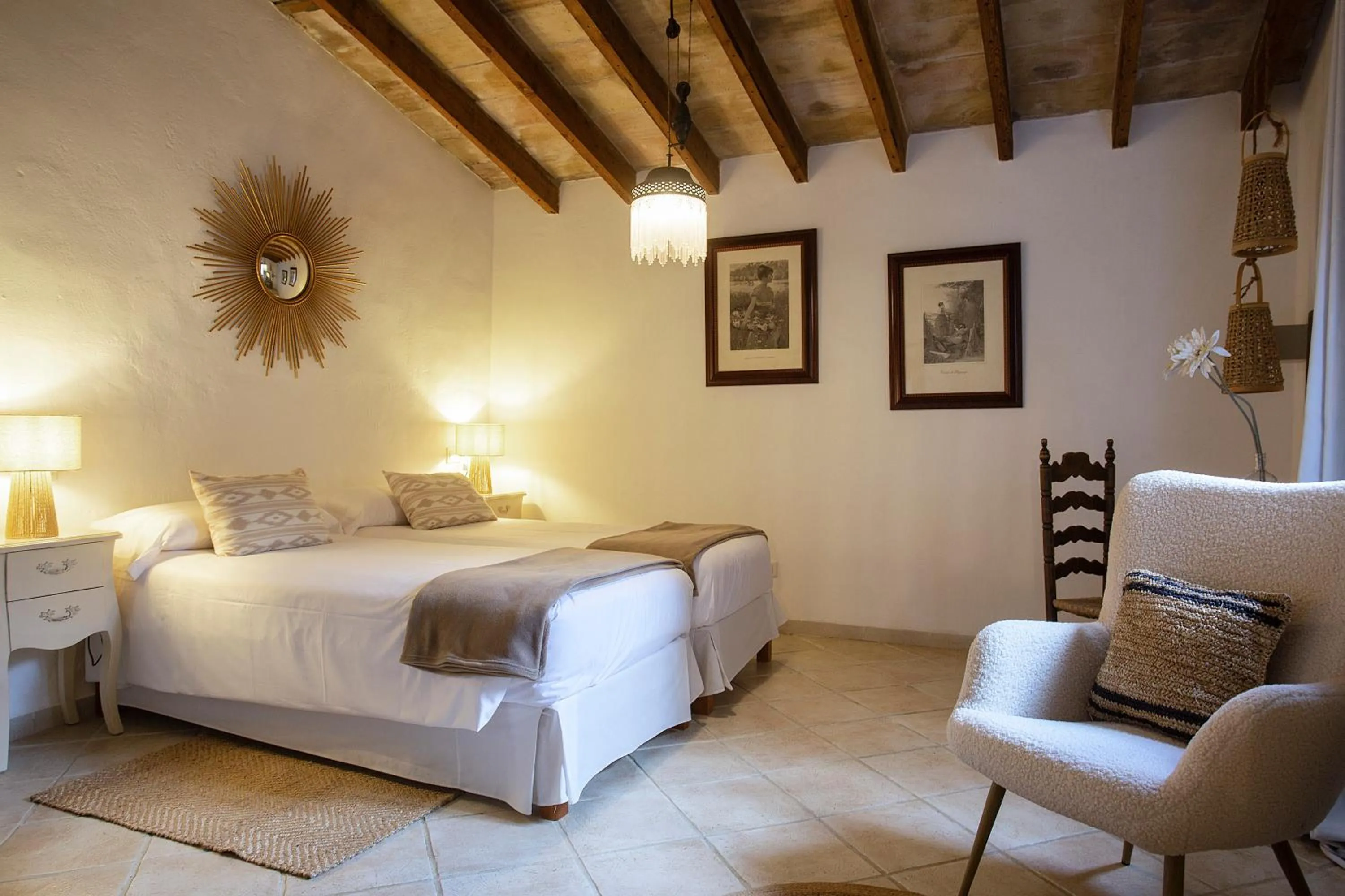 Bed in Agroturismo Petit Hotel Son Perdiu - Adults Only