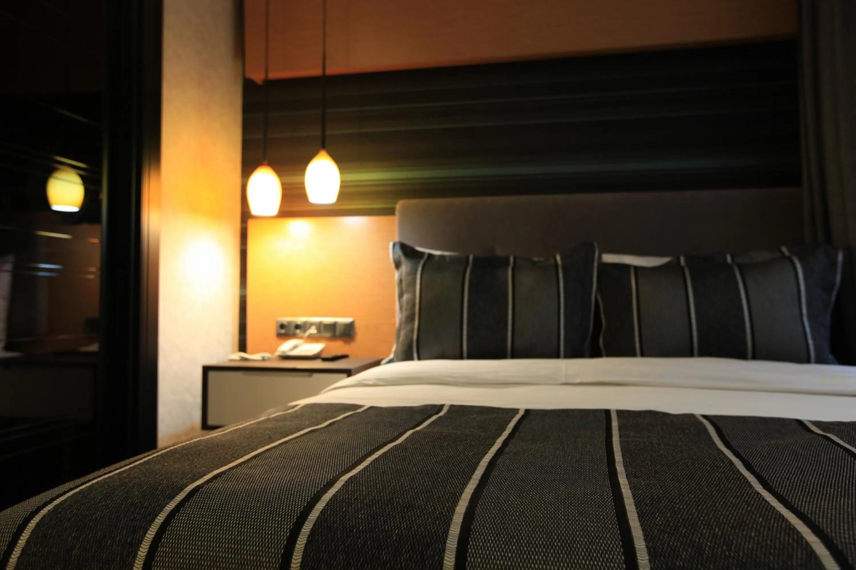 Bedroom, Bed in The Black Hotel