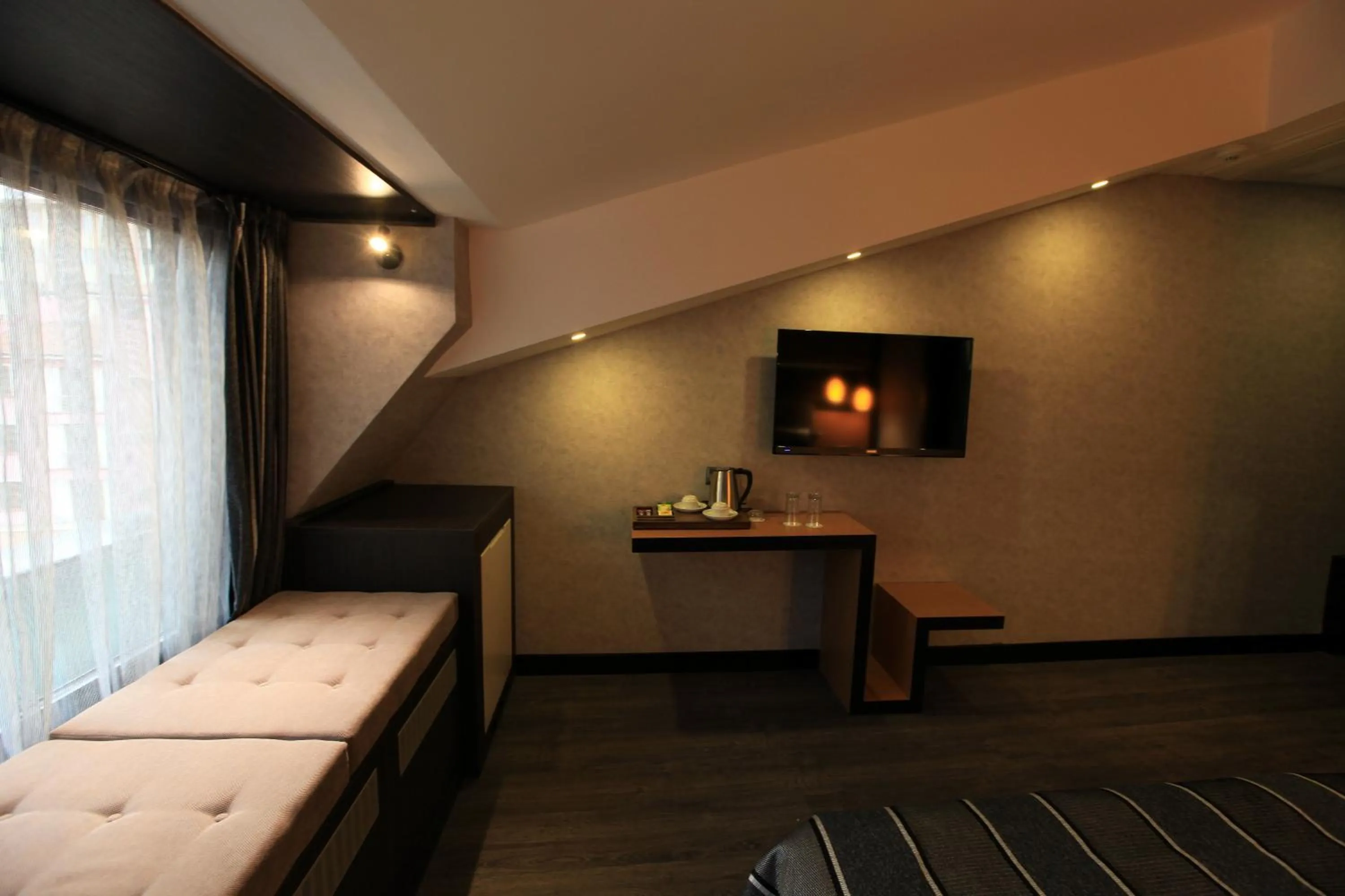 Decorative detail, Bed in The Black Hotel