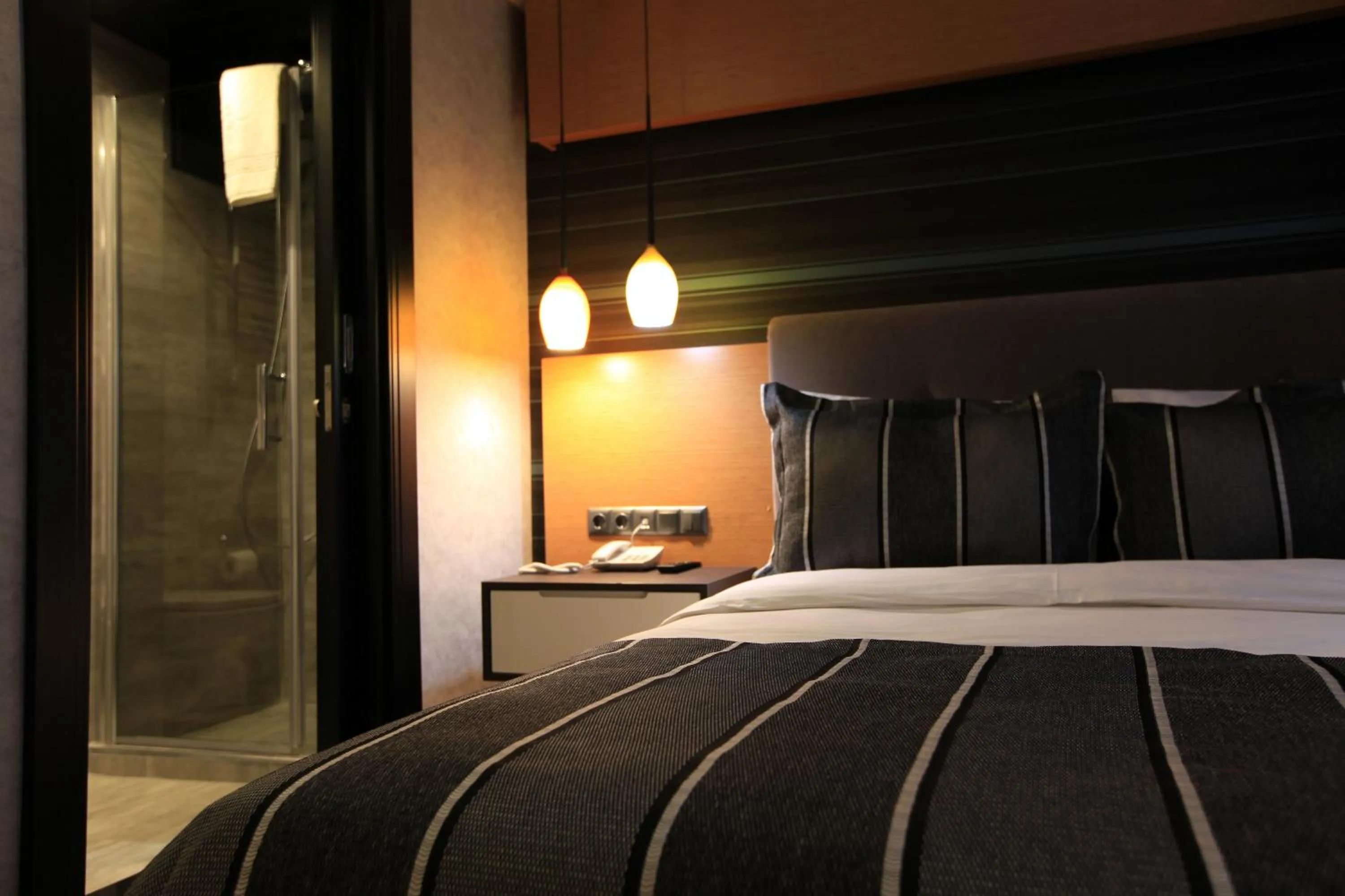 Decorative detail, Bed in The Black Hotel