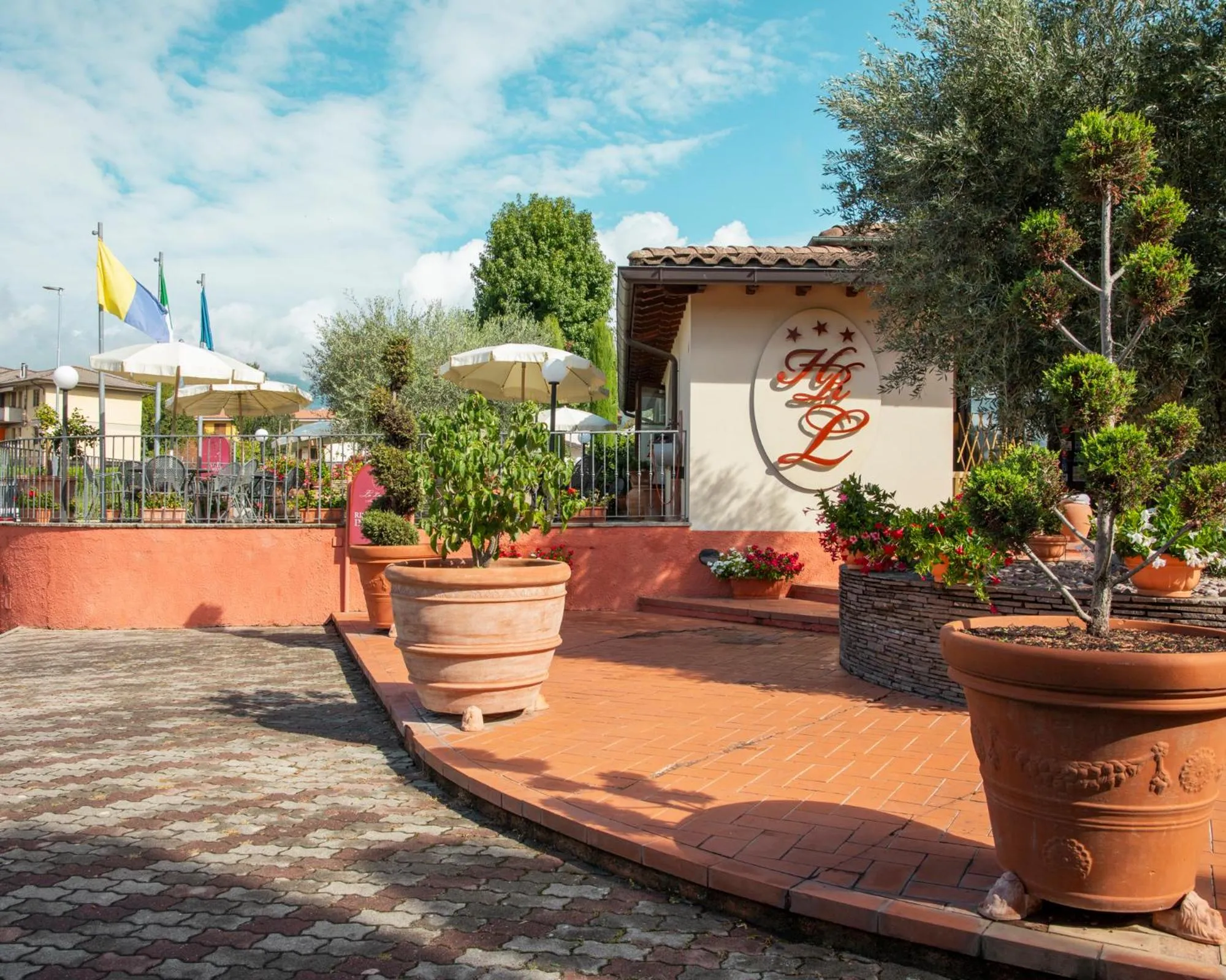 Garden in Hotel Ristorante La Lanterna