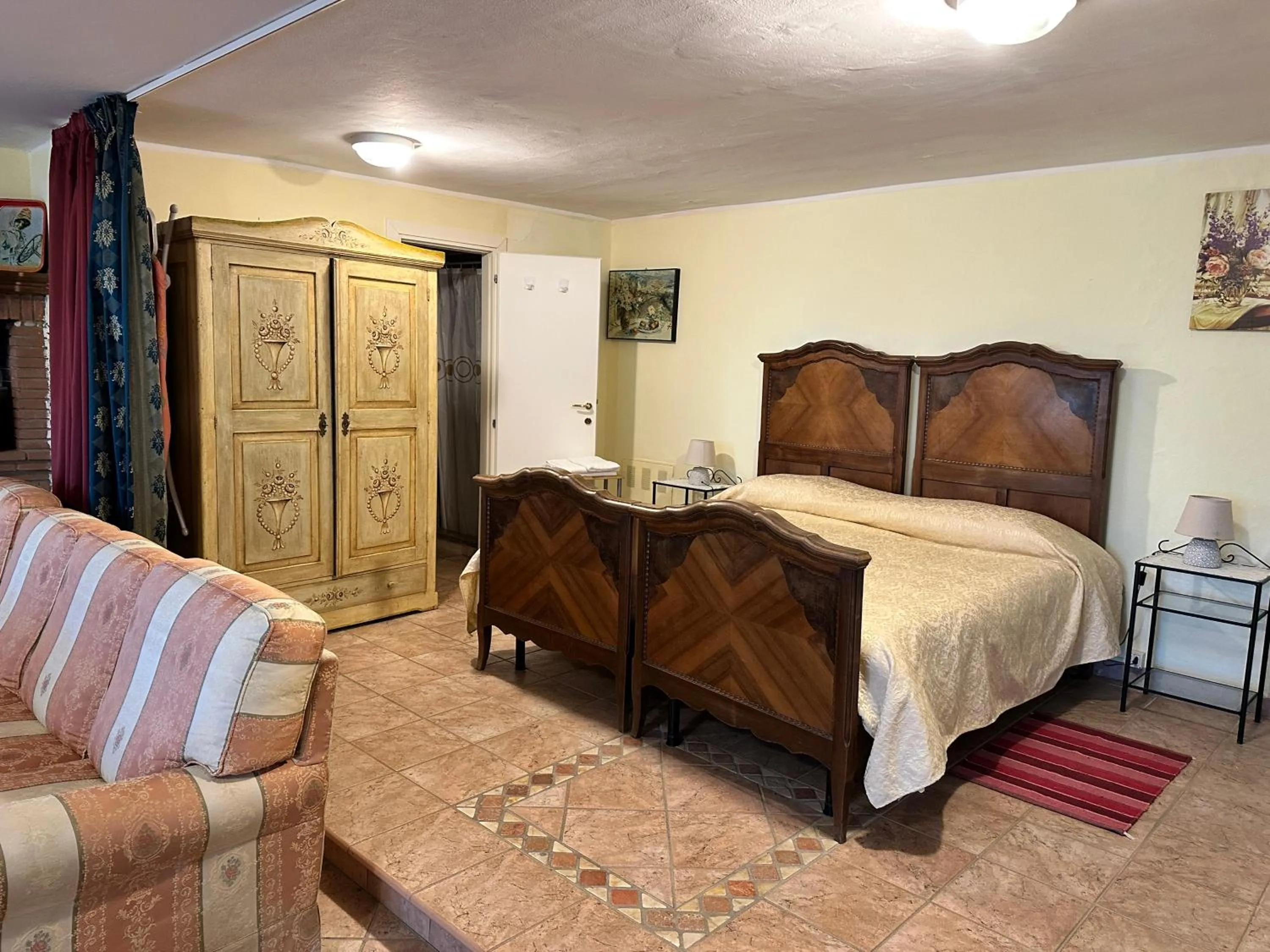 Bed in Villa Sargiano