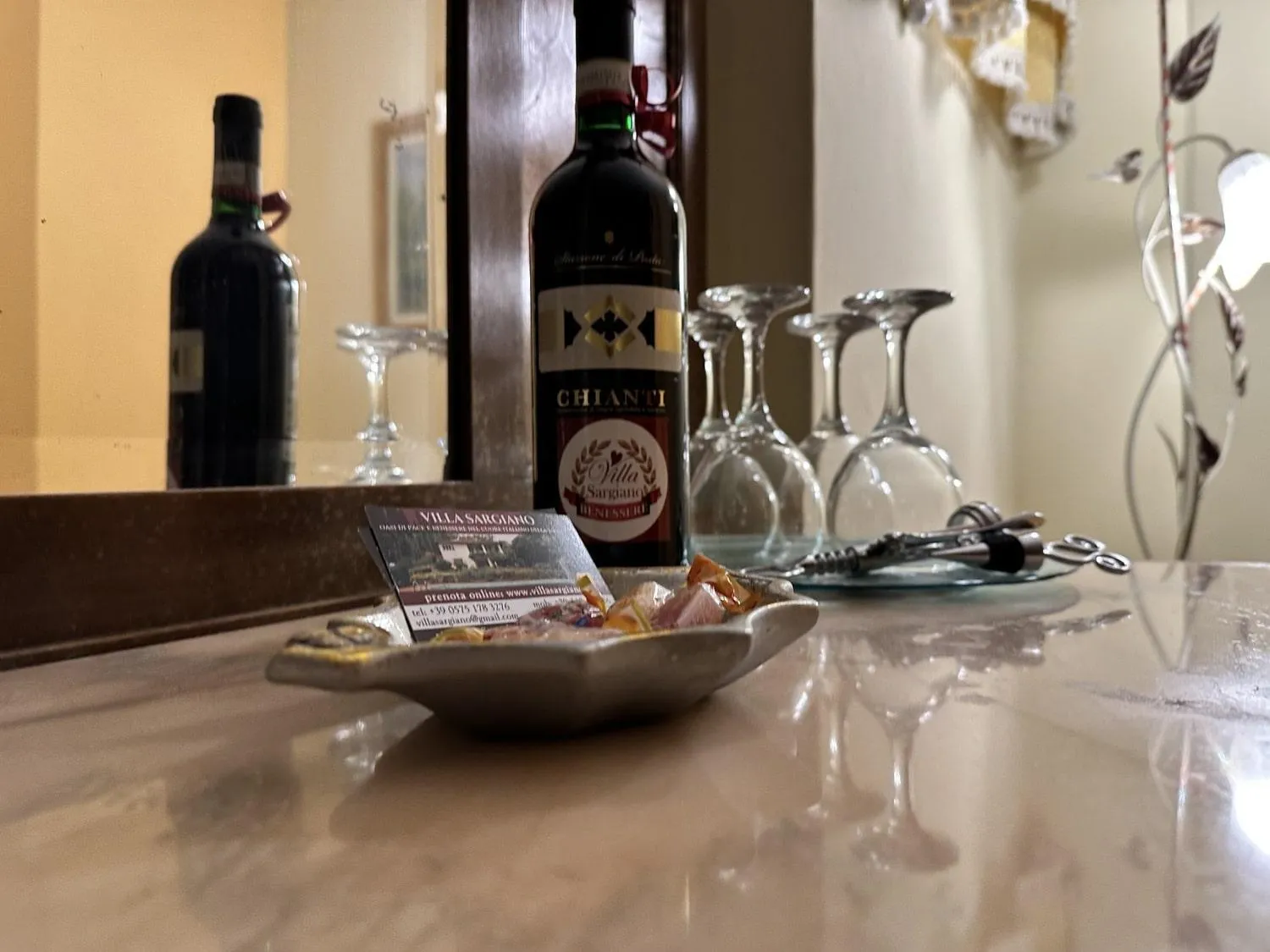 Food and drinks in Villa Sargiano