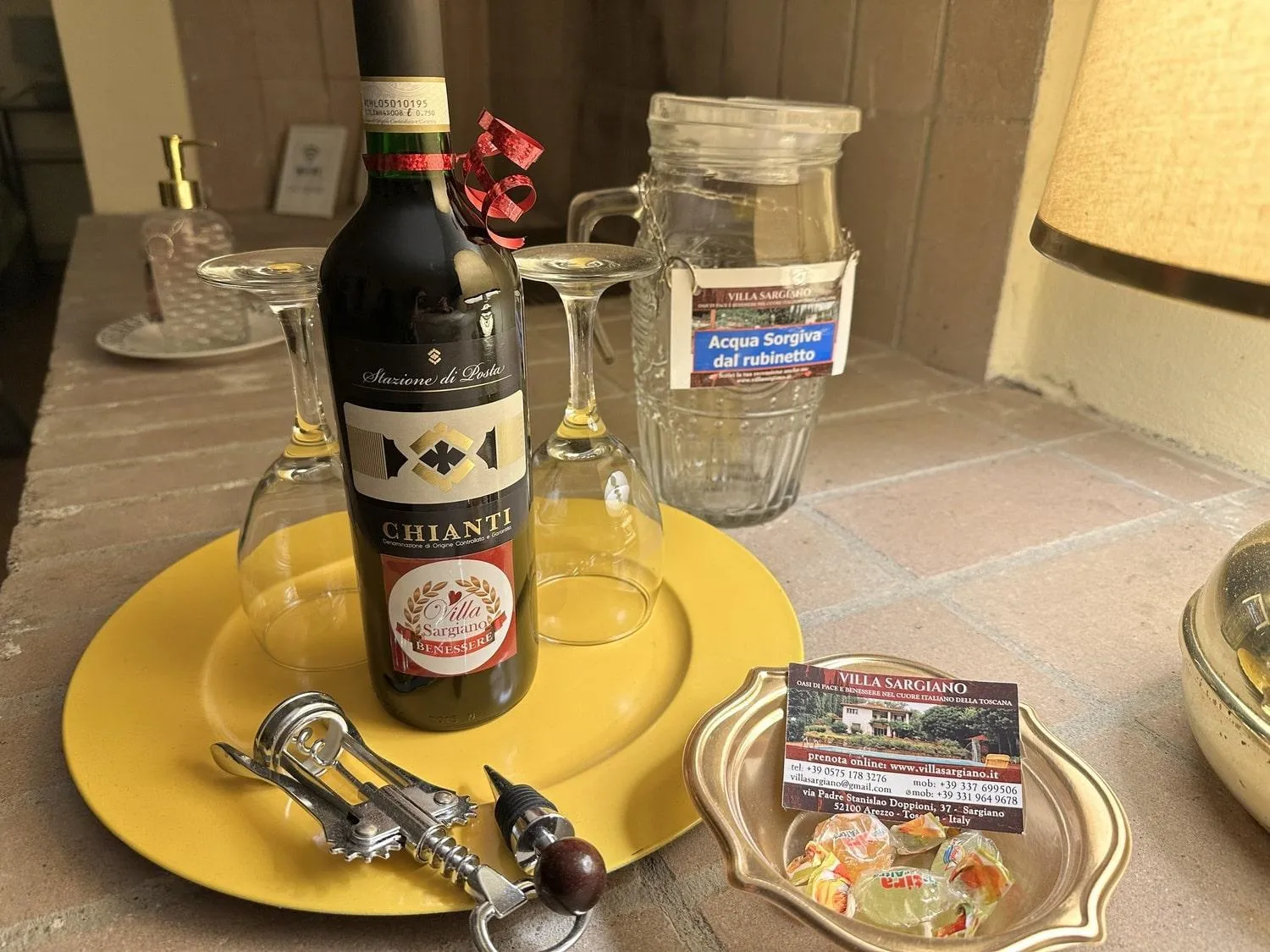 Food in Villa Sargiano