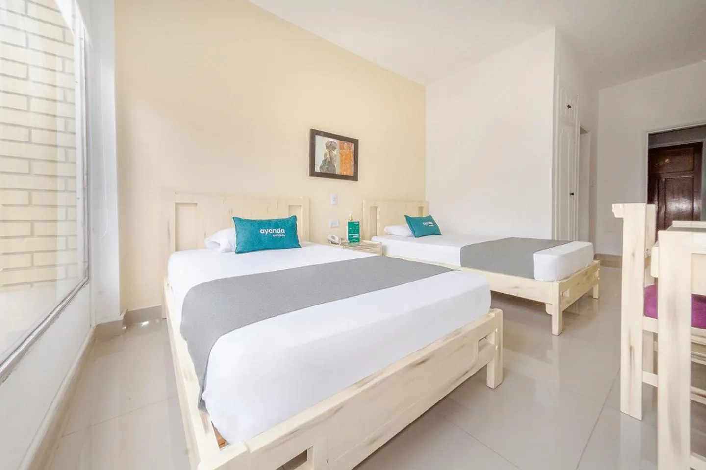 Bed in Hotel Ana Carolina