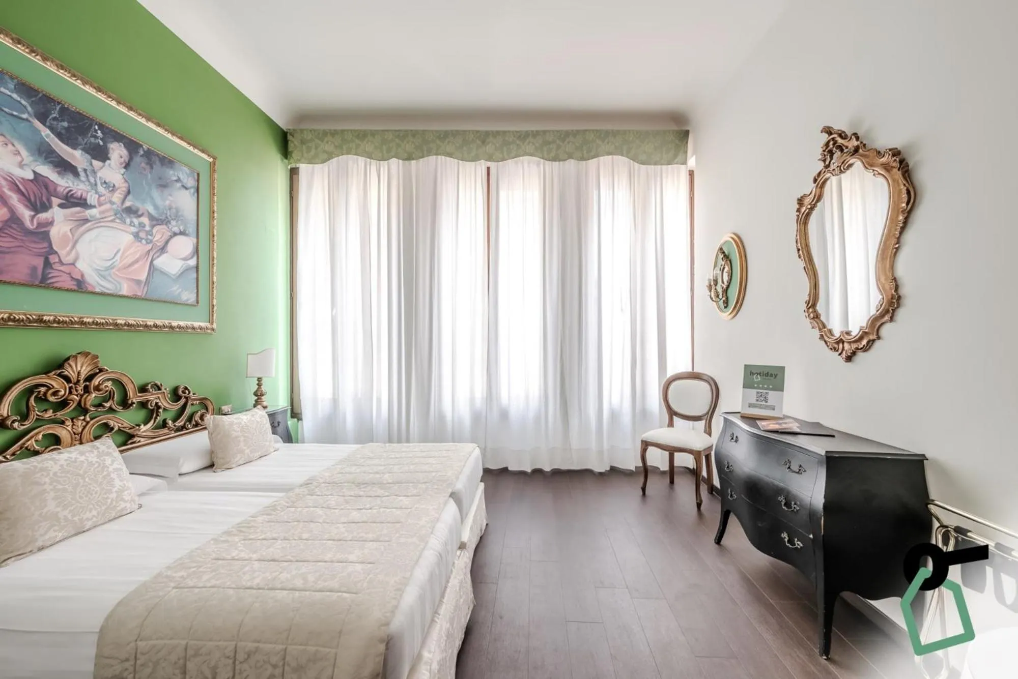 Bedroom, Bed in HOTIDAY Room Collection - Venezia Santa Lucia