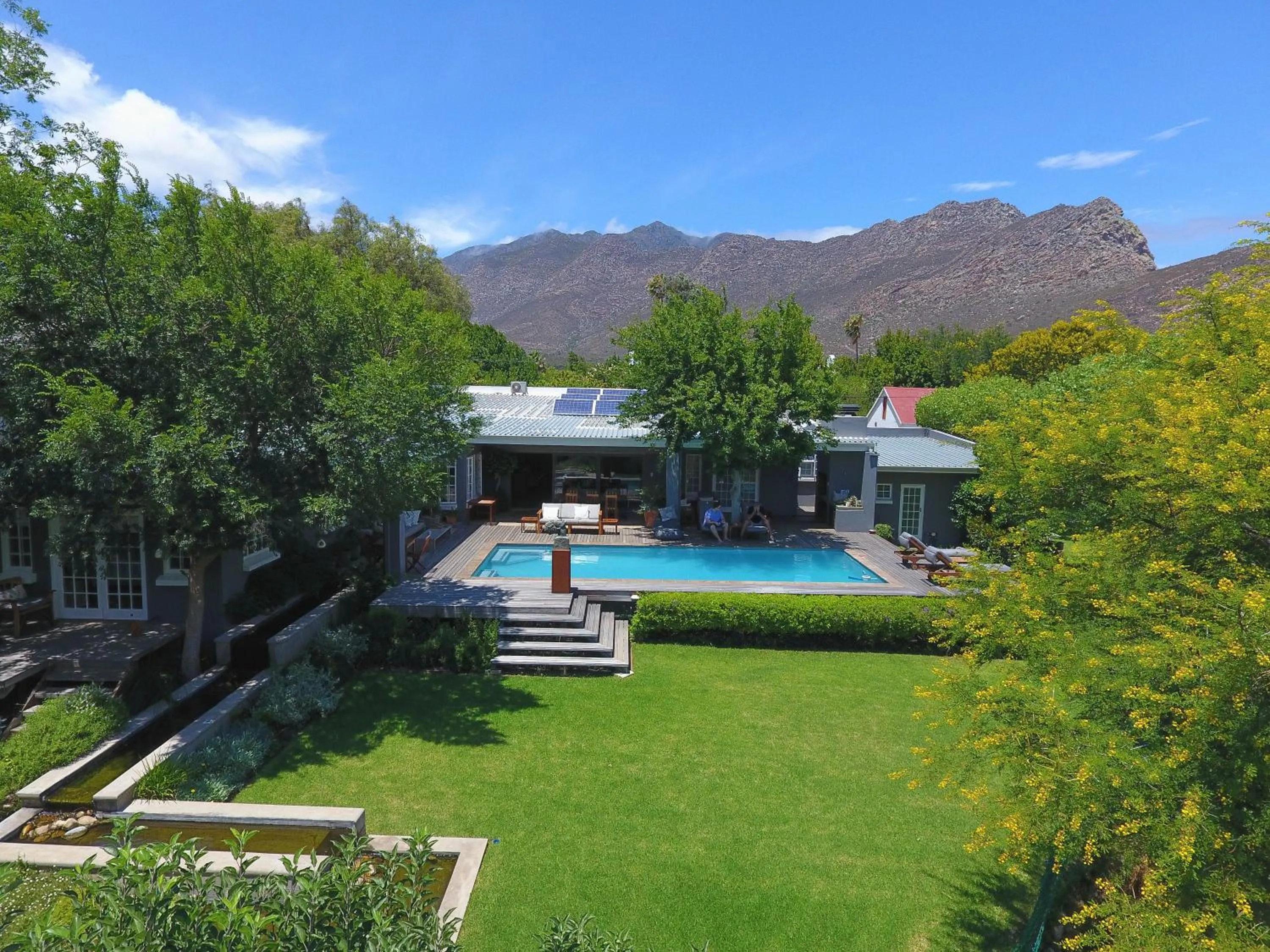 Pool view in In Abundance Guest House