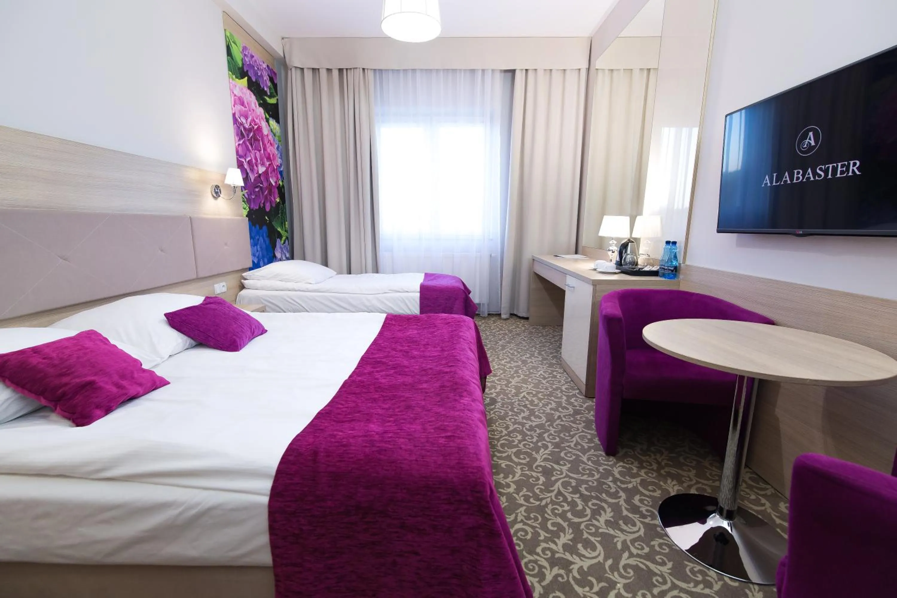 Photo of the whole room, Bed in Alabaster Rezydencja